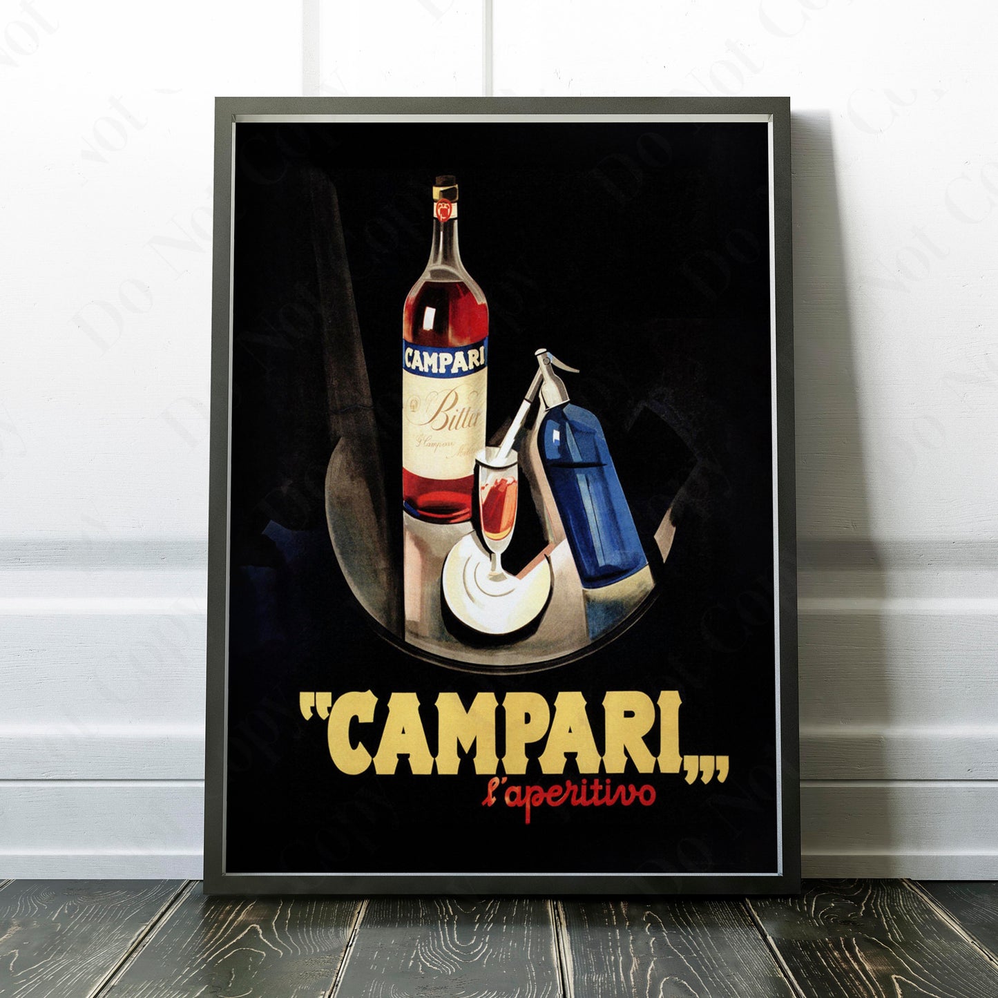 Campari Aperitif Aperitivo Vintage Advertising