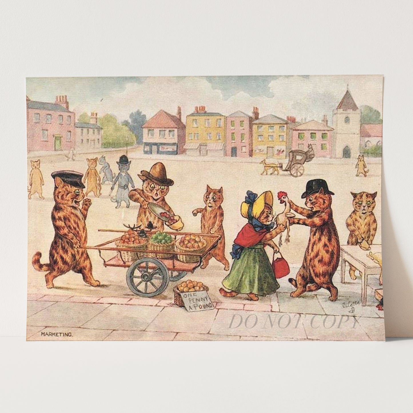 Cats At The Market