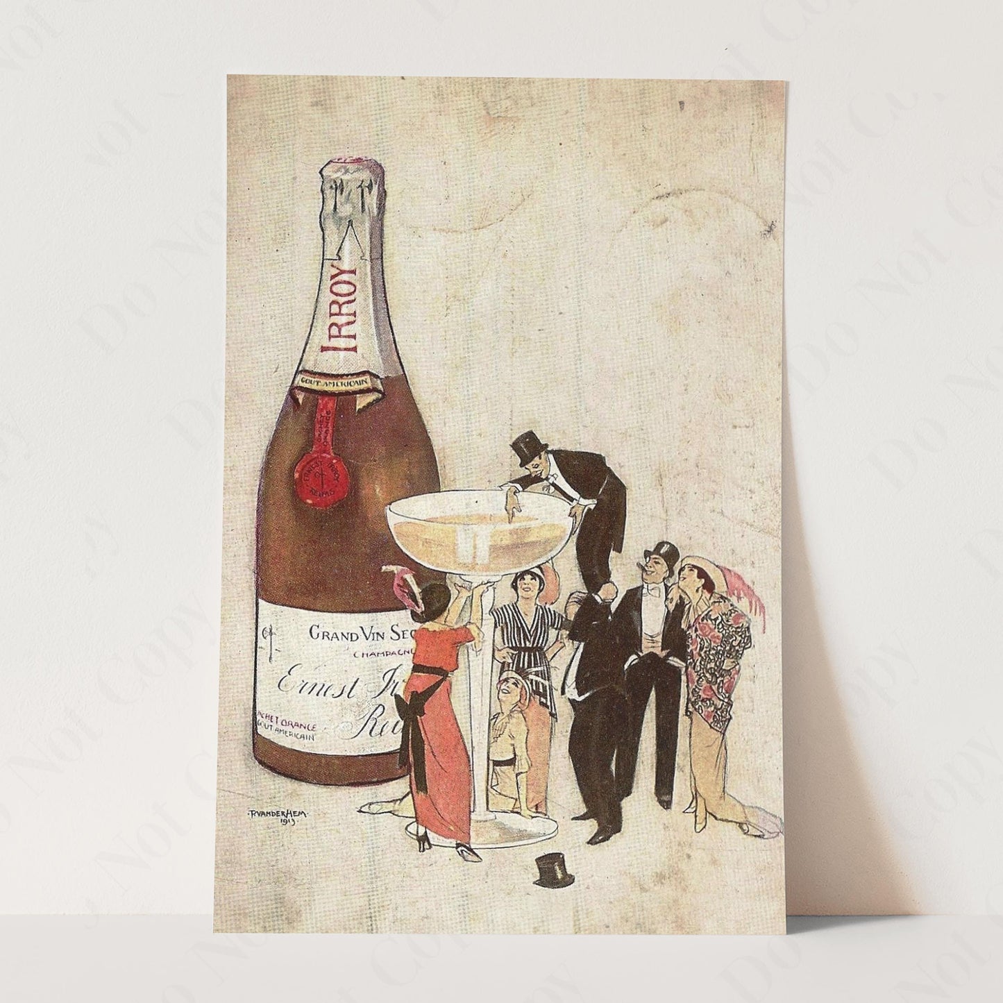 Champagne Party Vintage Advertising