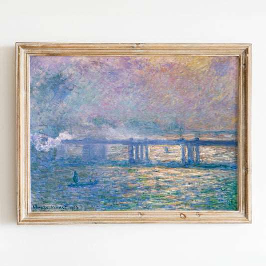 Charing Cross Bridge (1903) by Claude Monet