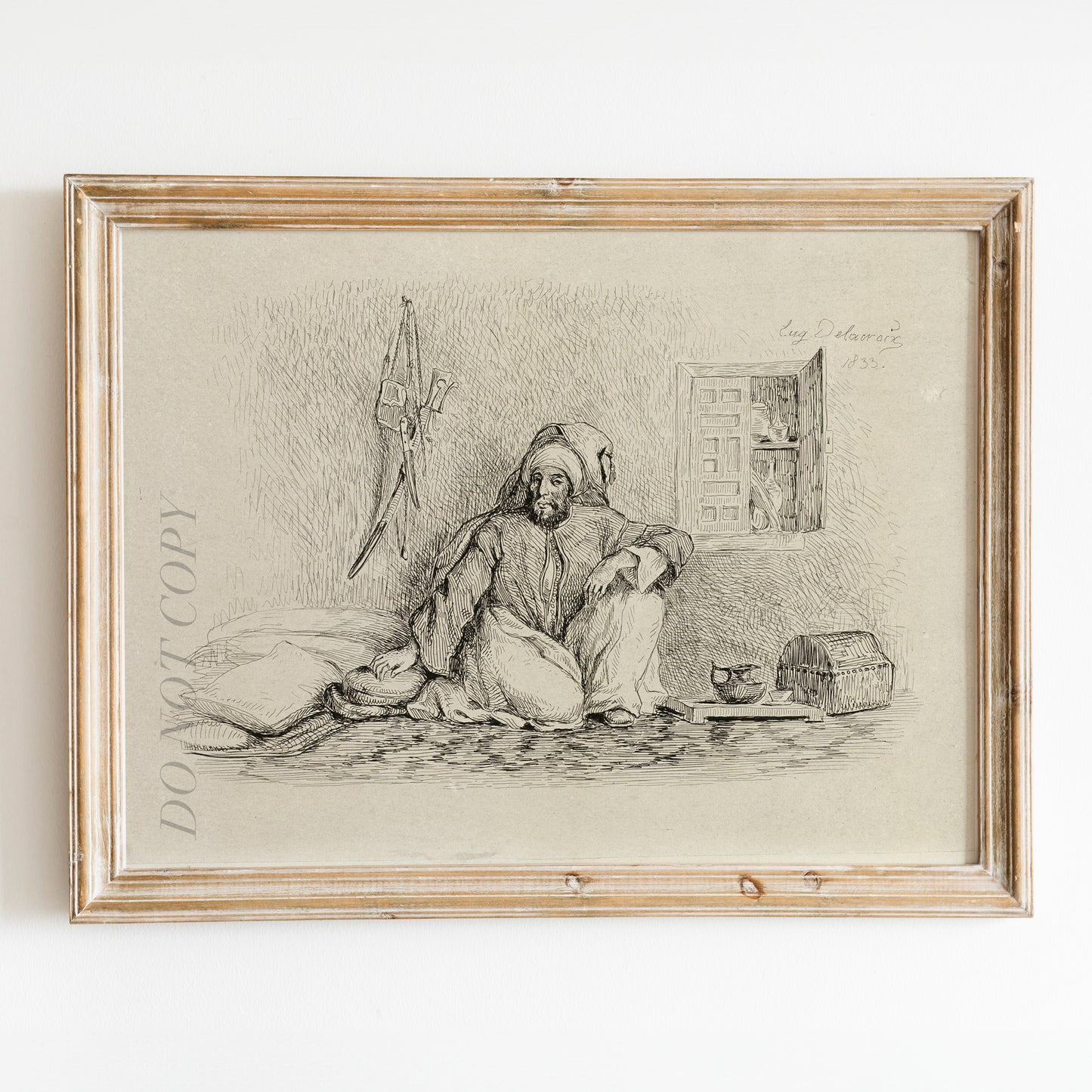 Chief Mohammed-Ben-Abou (1833) by Eugène Delacroix