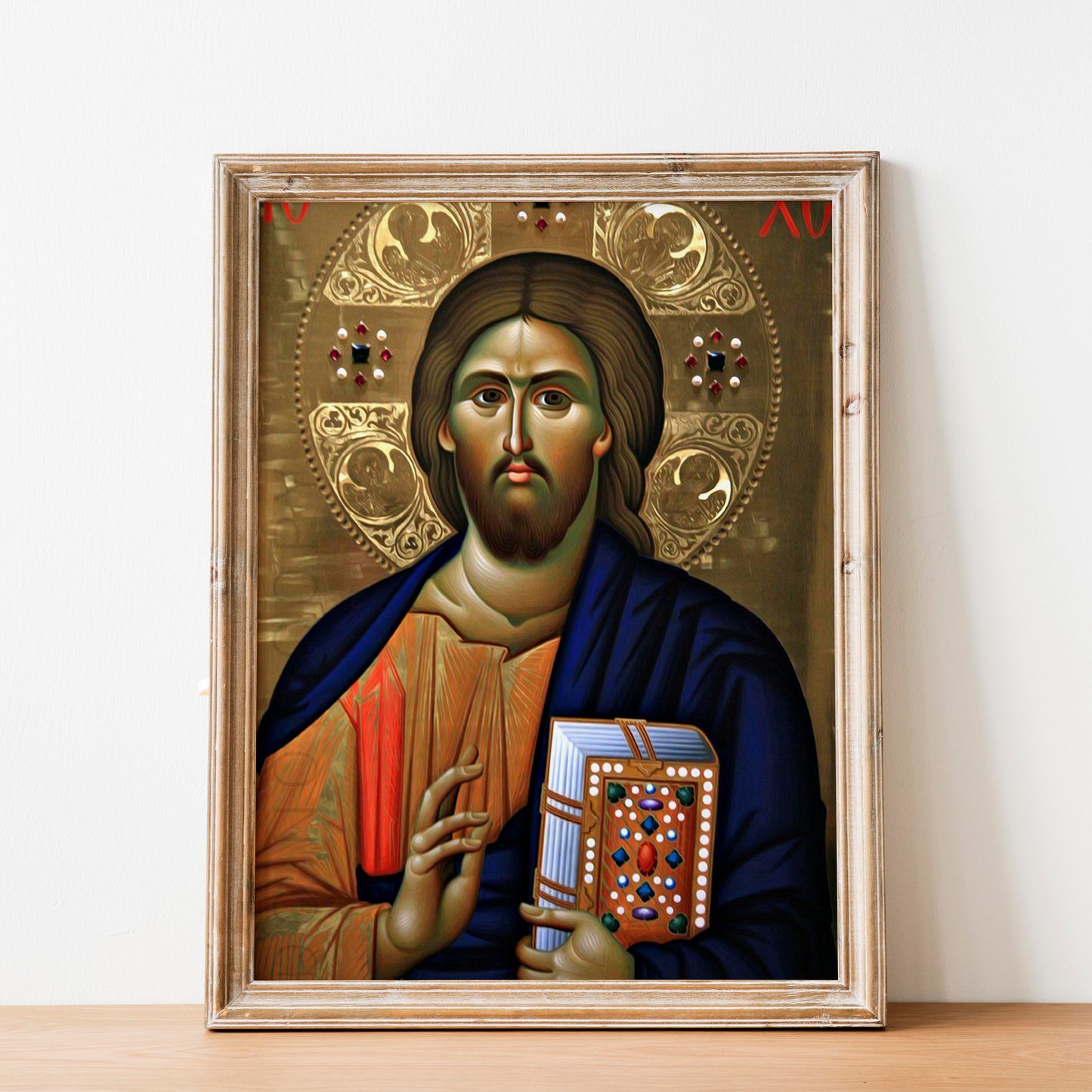 Christ Pantocrator Icon Aghiou