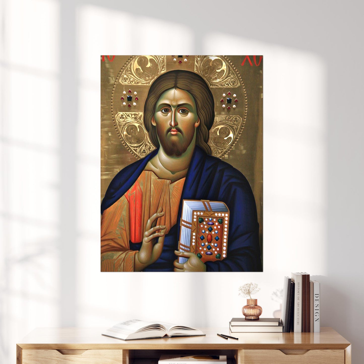 Christ Pantocrator Icon Aghiou