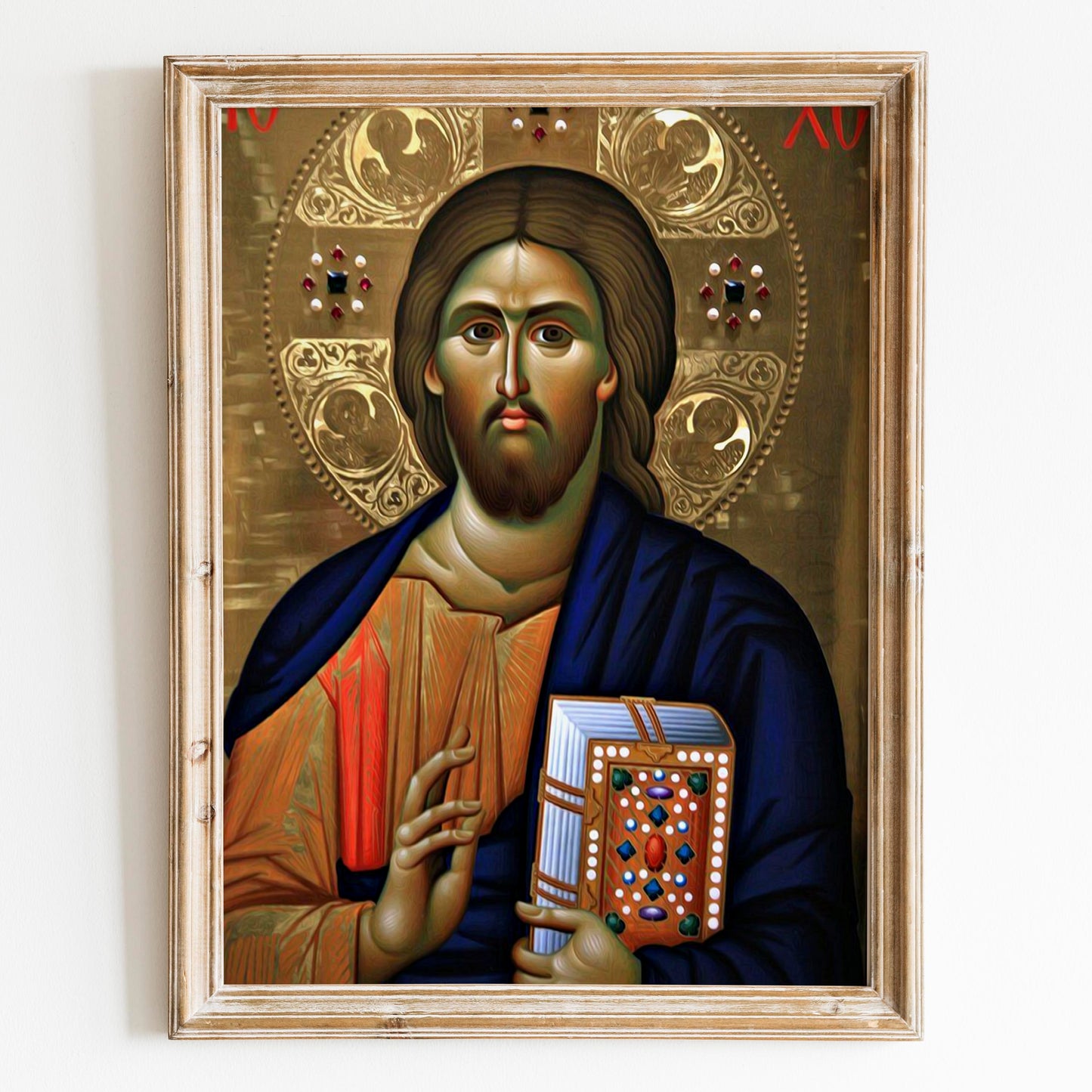 Christ Pantocrator Icon Aghiou