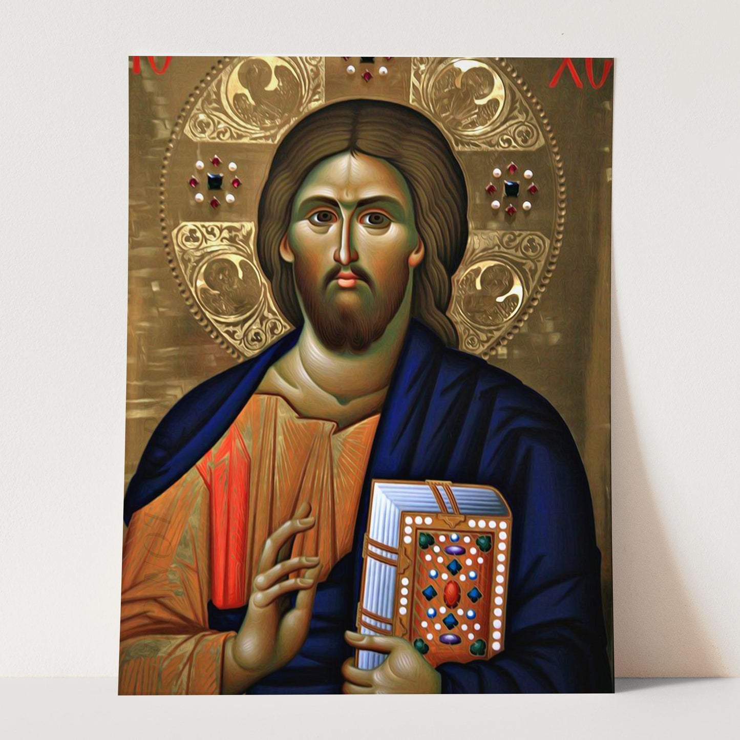 Christ Pantocrator Icon Aghiou