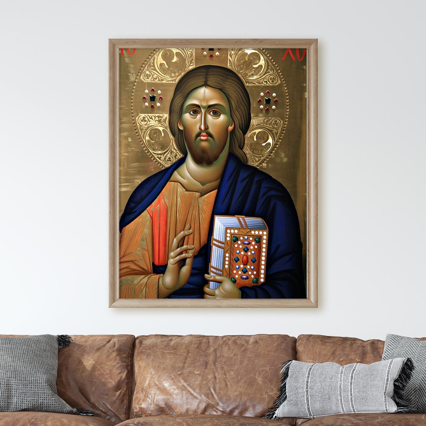 Christ Pantocrator Icon Aghiou