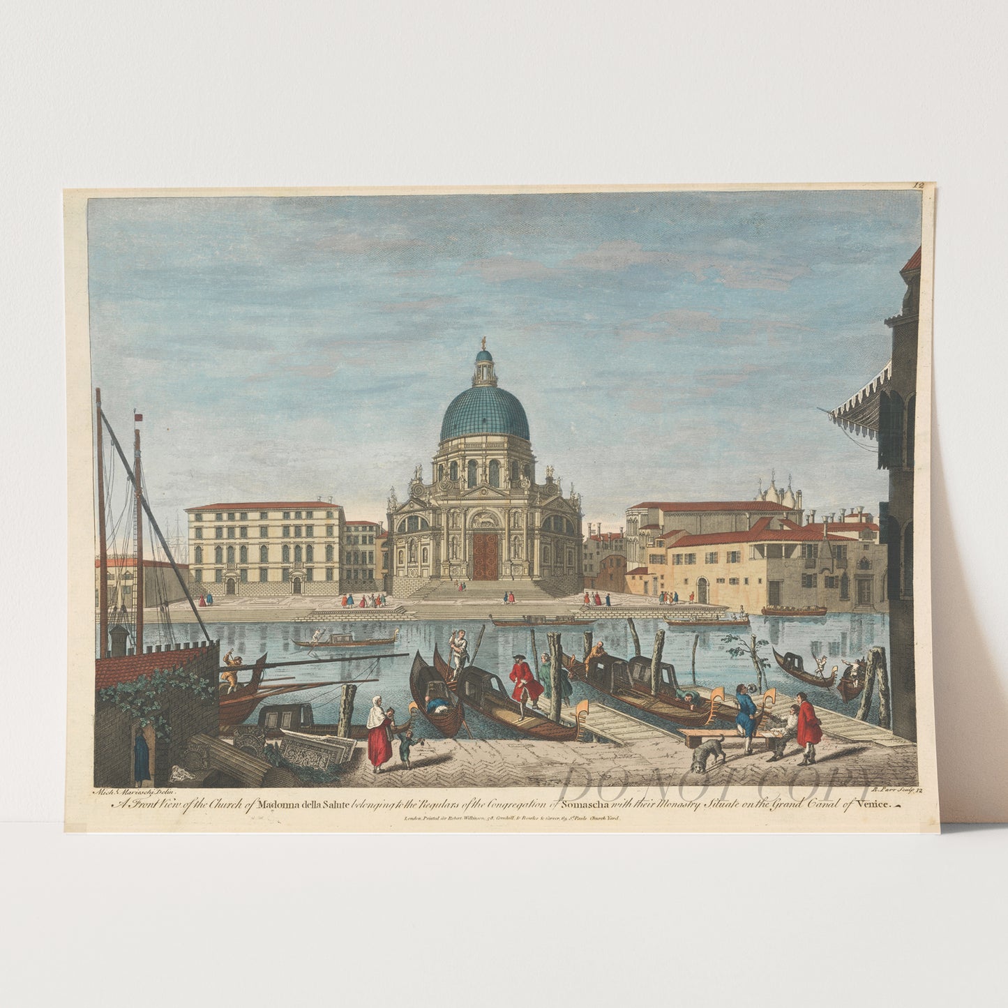 Church of Madonna della Salute on the Grand Canal of Venice