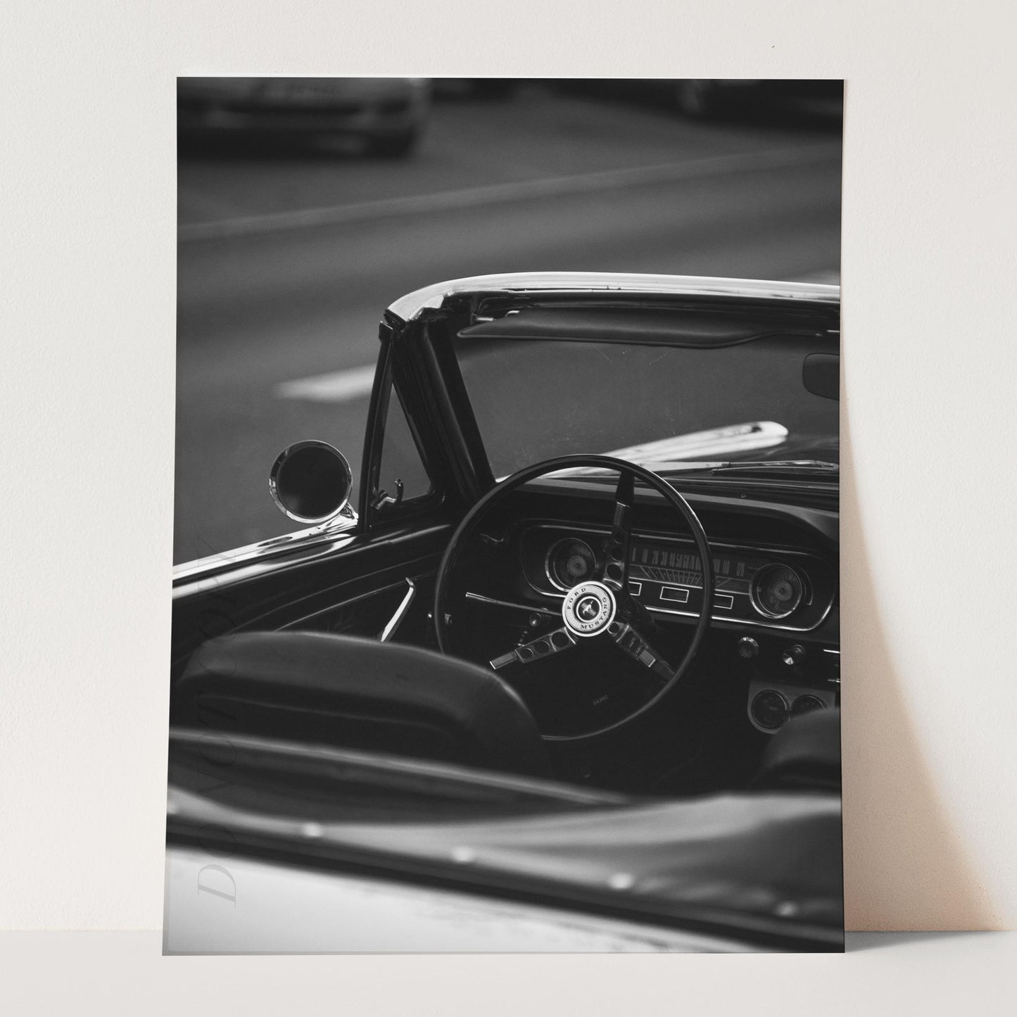 Classic Vintage Ford Mustang Convertible