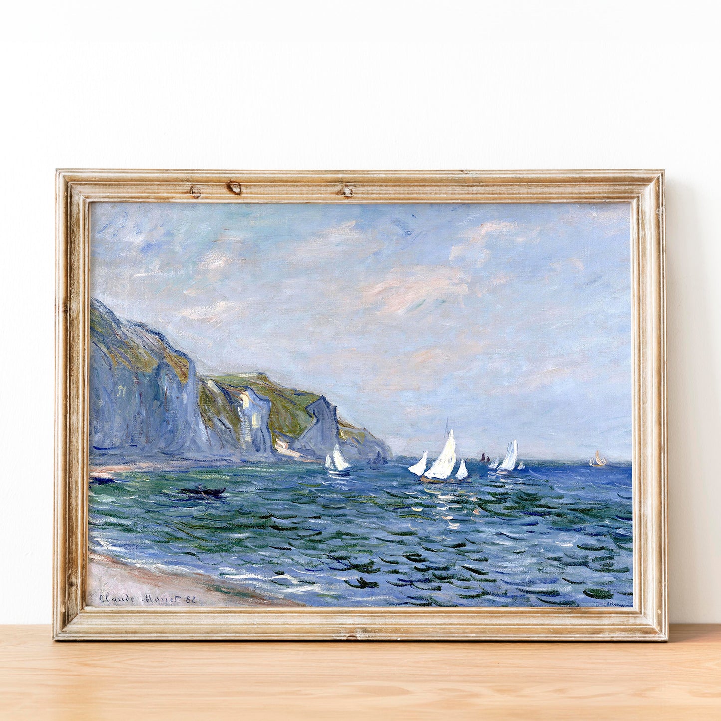 Cliffs and Sailboats