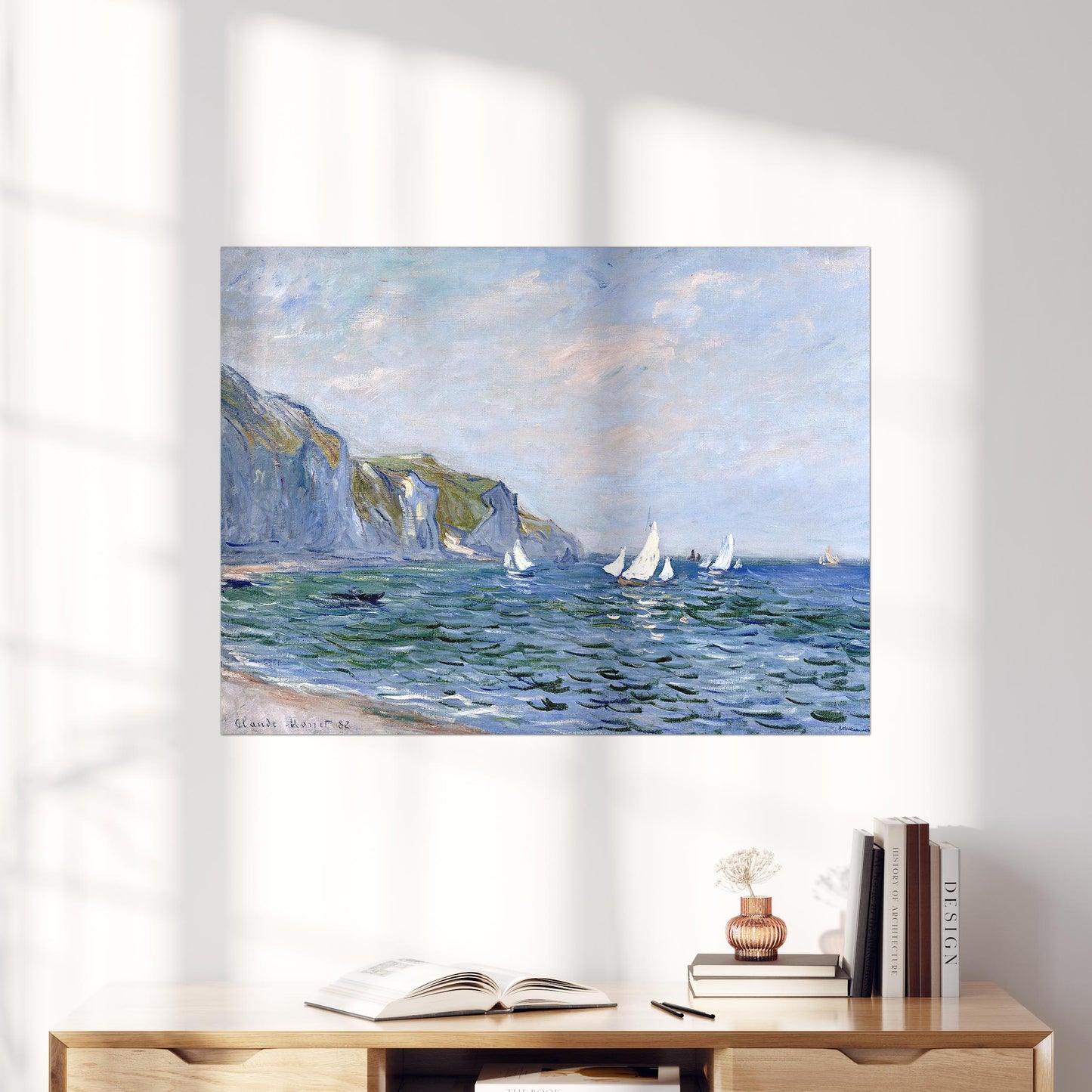 Cliffs and Sailboats