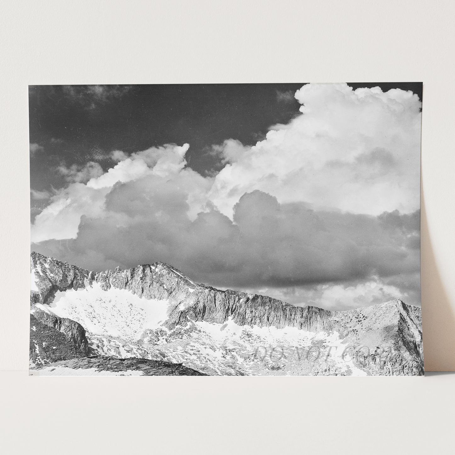 Clouds - White Pass Kings River Canyon by Ansel Adams
