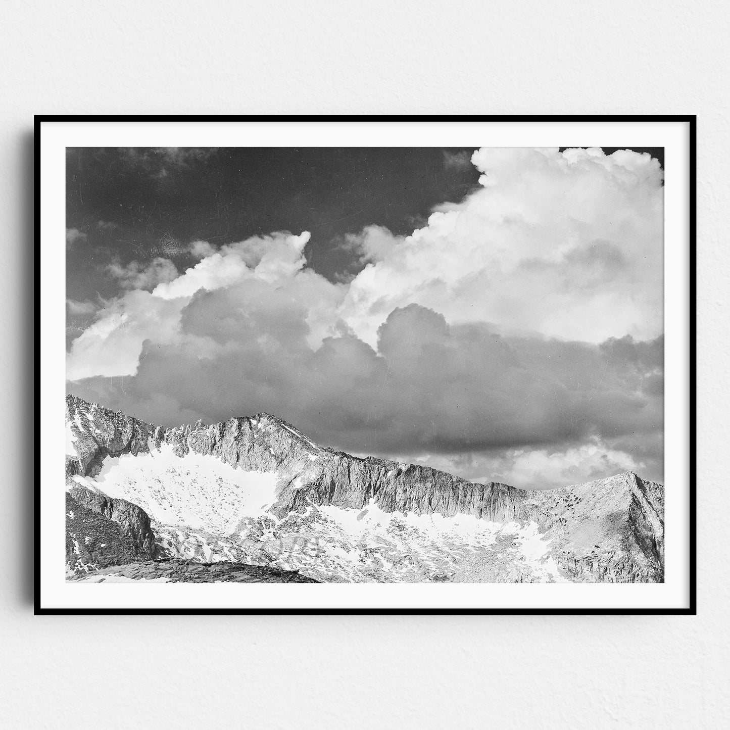 Clouds - White Pass Kings River Canyon by Ansel Adams