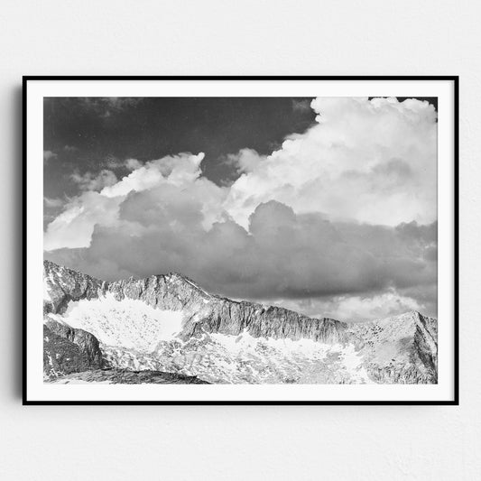 Clouds - White Pass Kings River Canyon by Ansel Adams