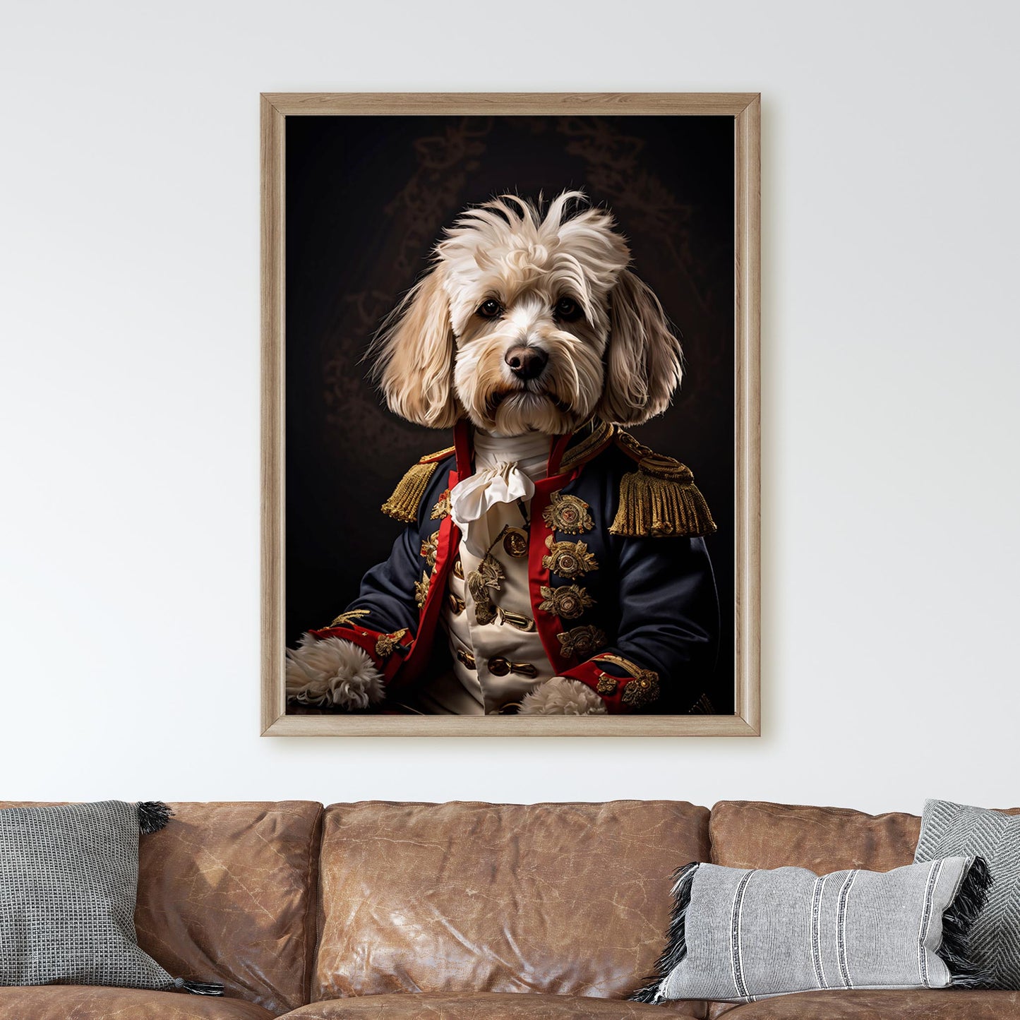 Cockapoo Dog Aristocrat Portrait