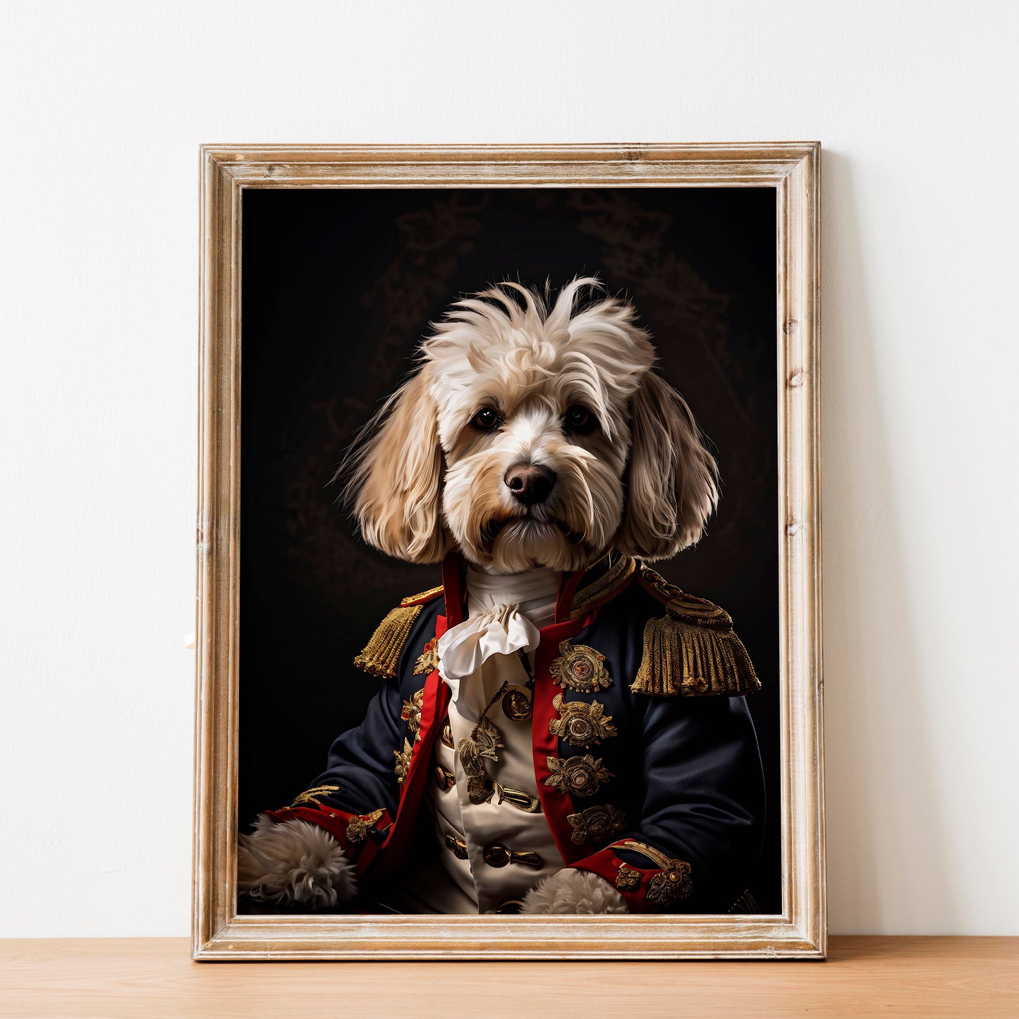 Cockapoo Dog Aristocrat Portrait