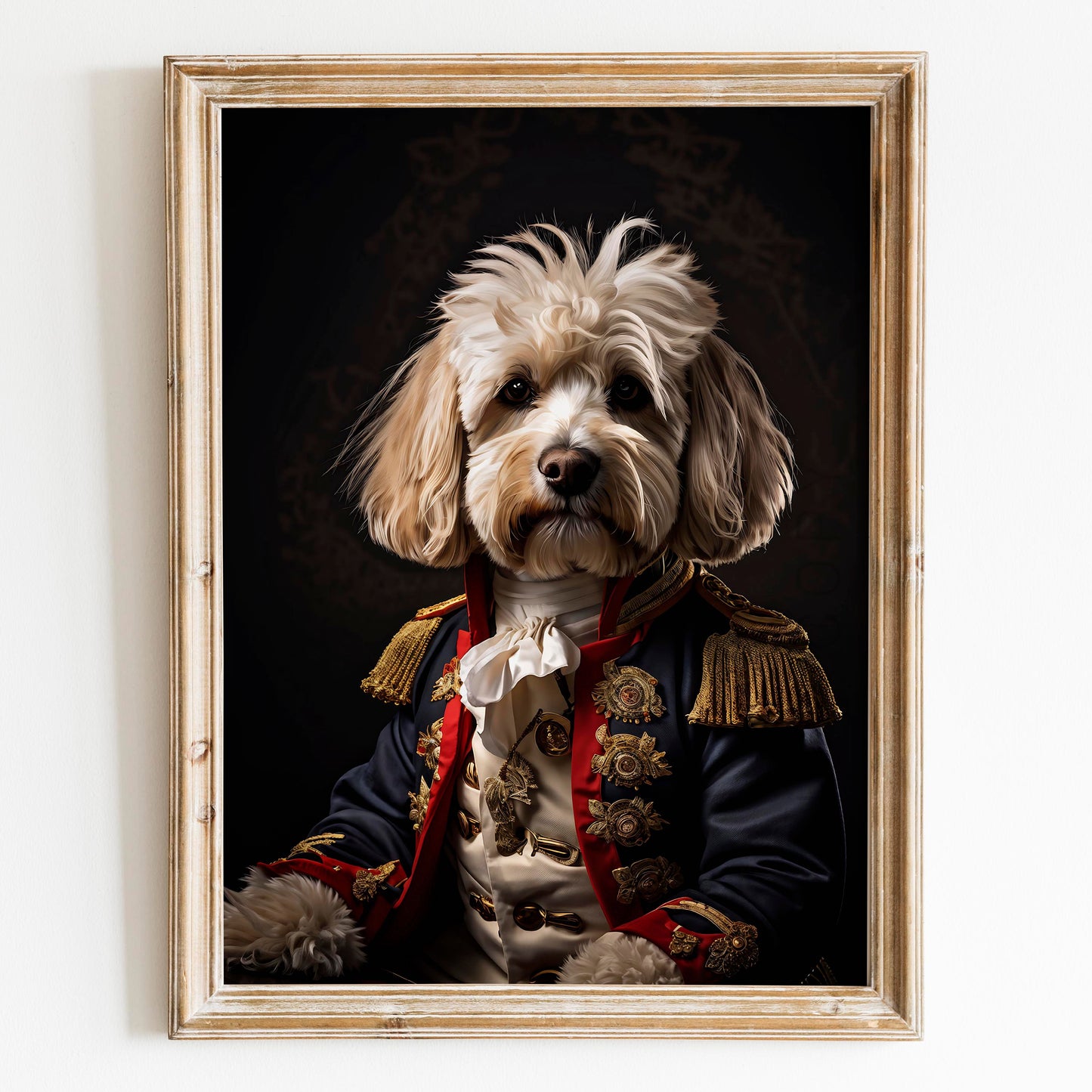 Cockapoo Dog Aristocrat Portrait
