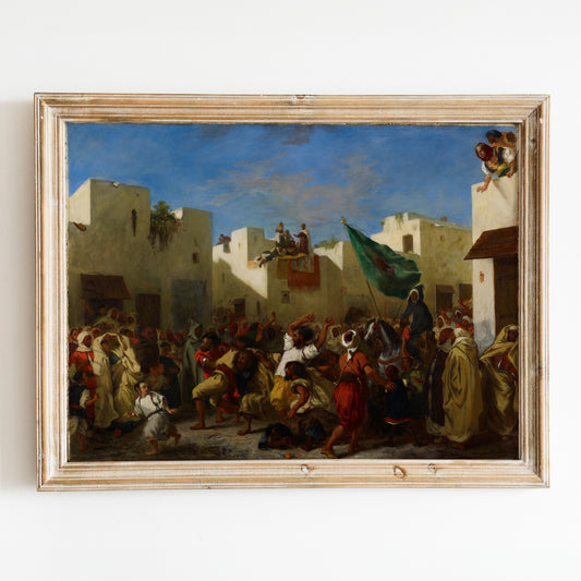 Convulsionists of Tangier (1837-1838) by Eugène Delacroix
