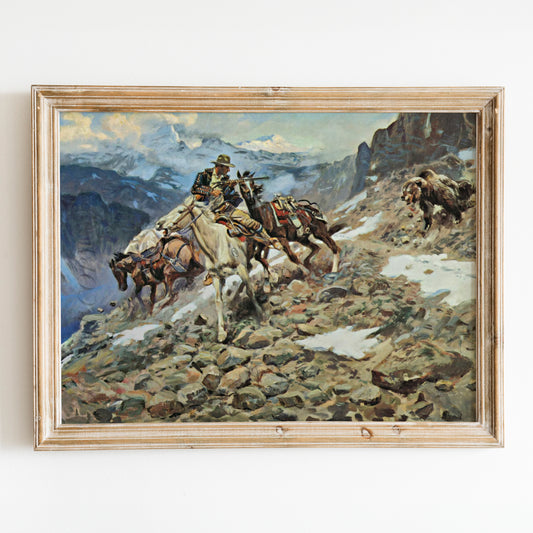 Crippled But Still Coming by Charles Marion Russell