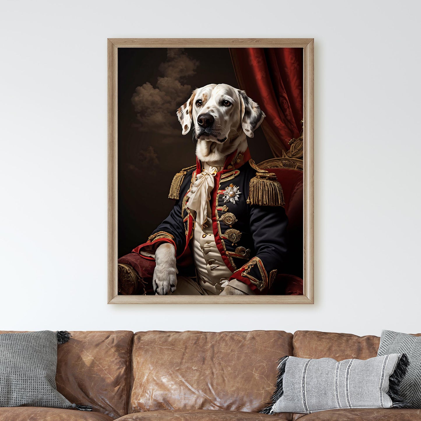 Dalmatian Dog Aristocrat Portrait