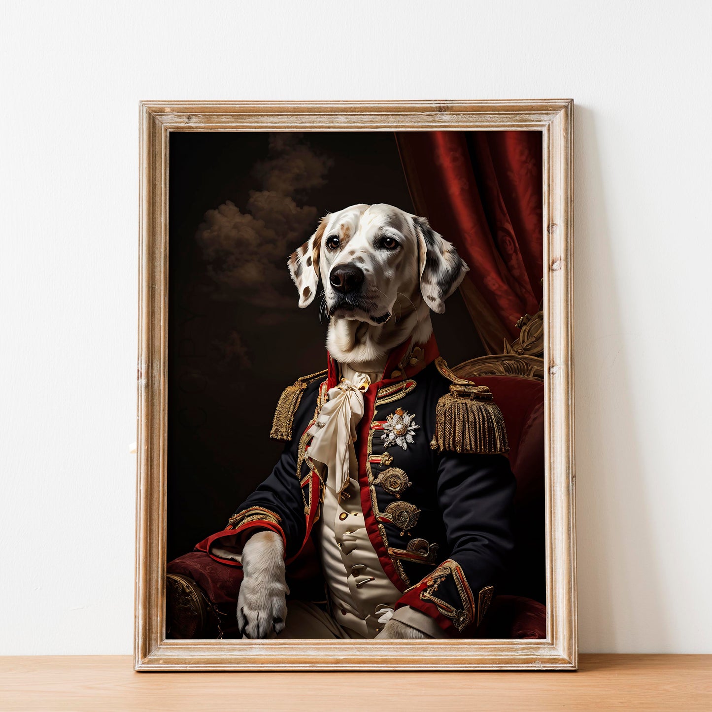 Dalmatian Dog Aristocrat Portrait