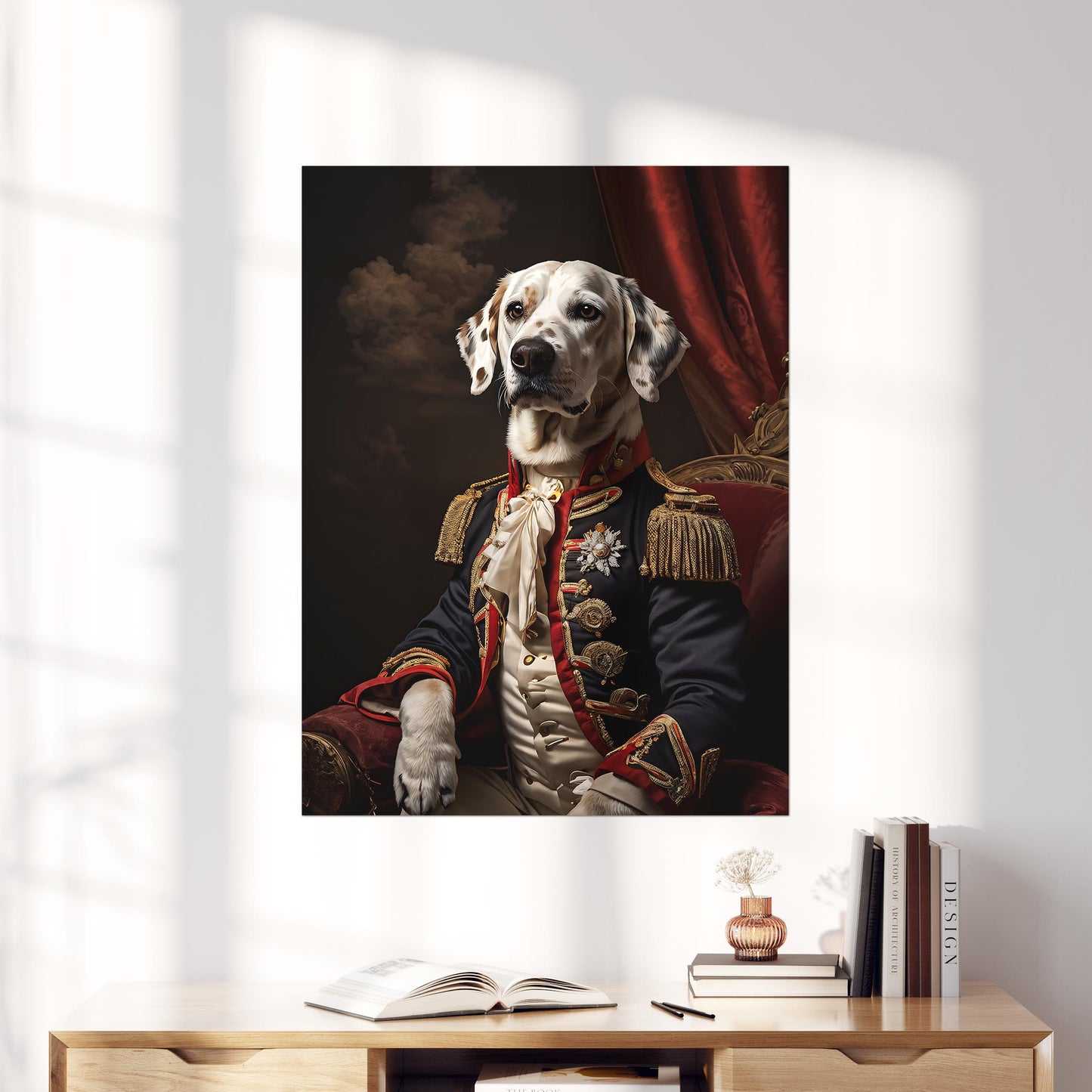 Dalmatian Dog Aristocrat Portrait