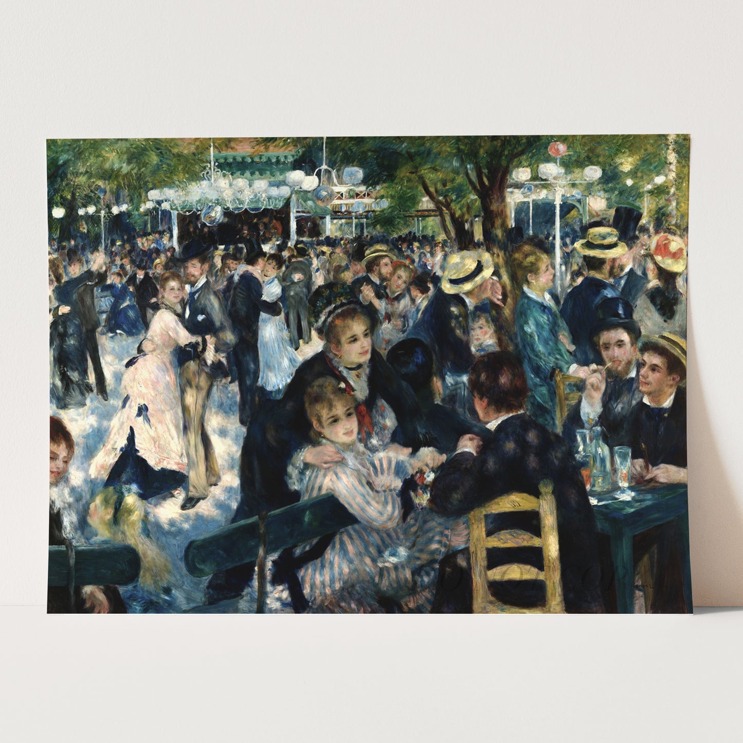 Dance at Le Moulin de la Galette (1876) by Pierre-Auguste Renoir
