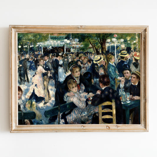 Dance at Le Moulin de la Galette (1876) by Pierre-Auguste Renoir