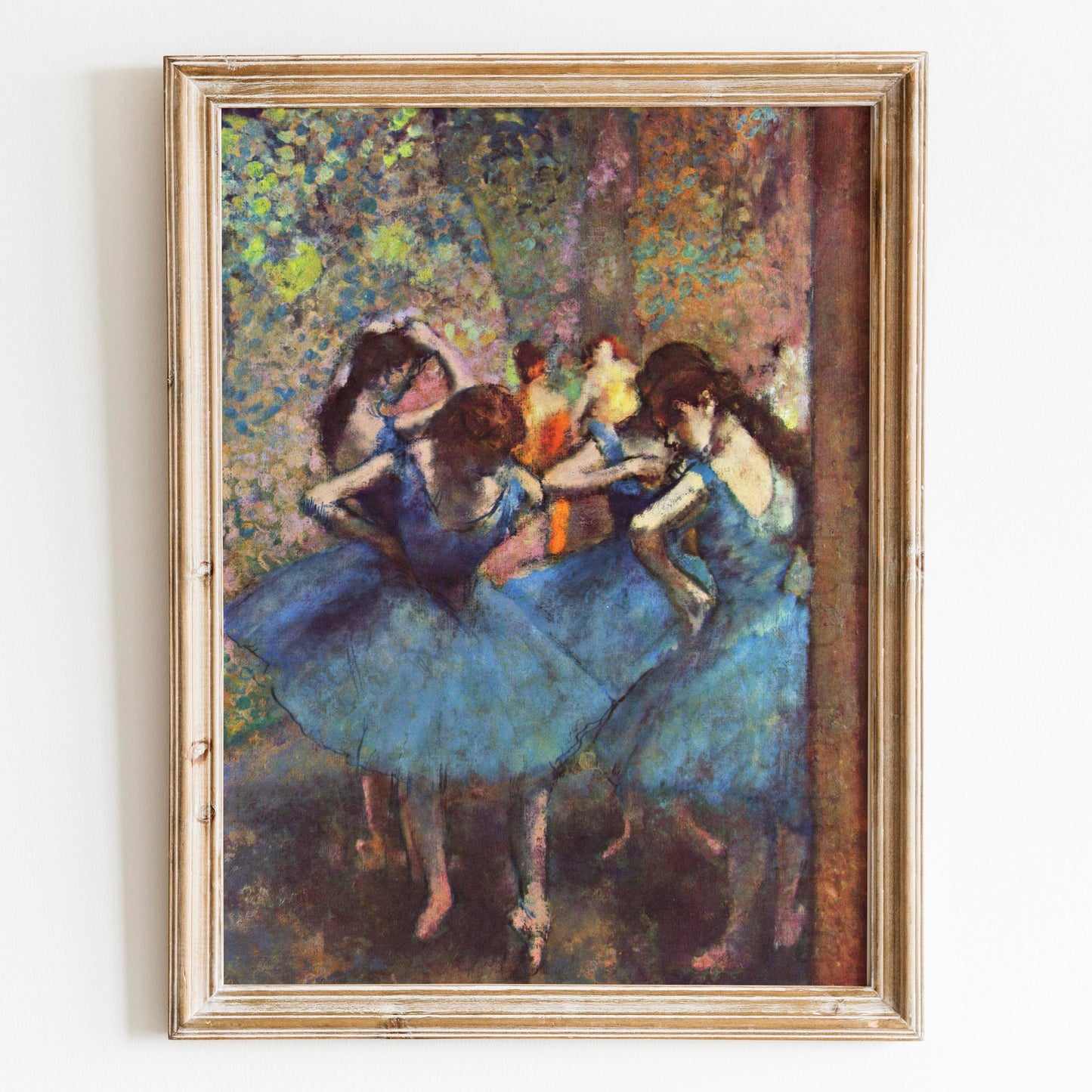 Dancers In Blue 1895 by Edgar Degas