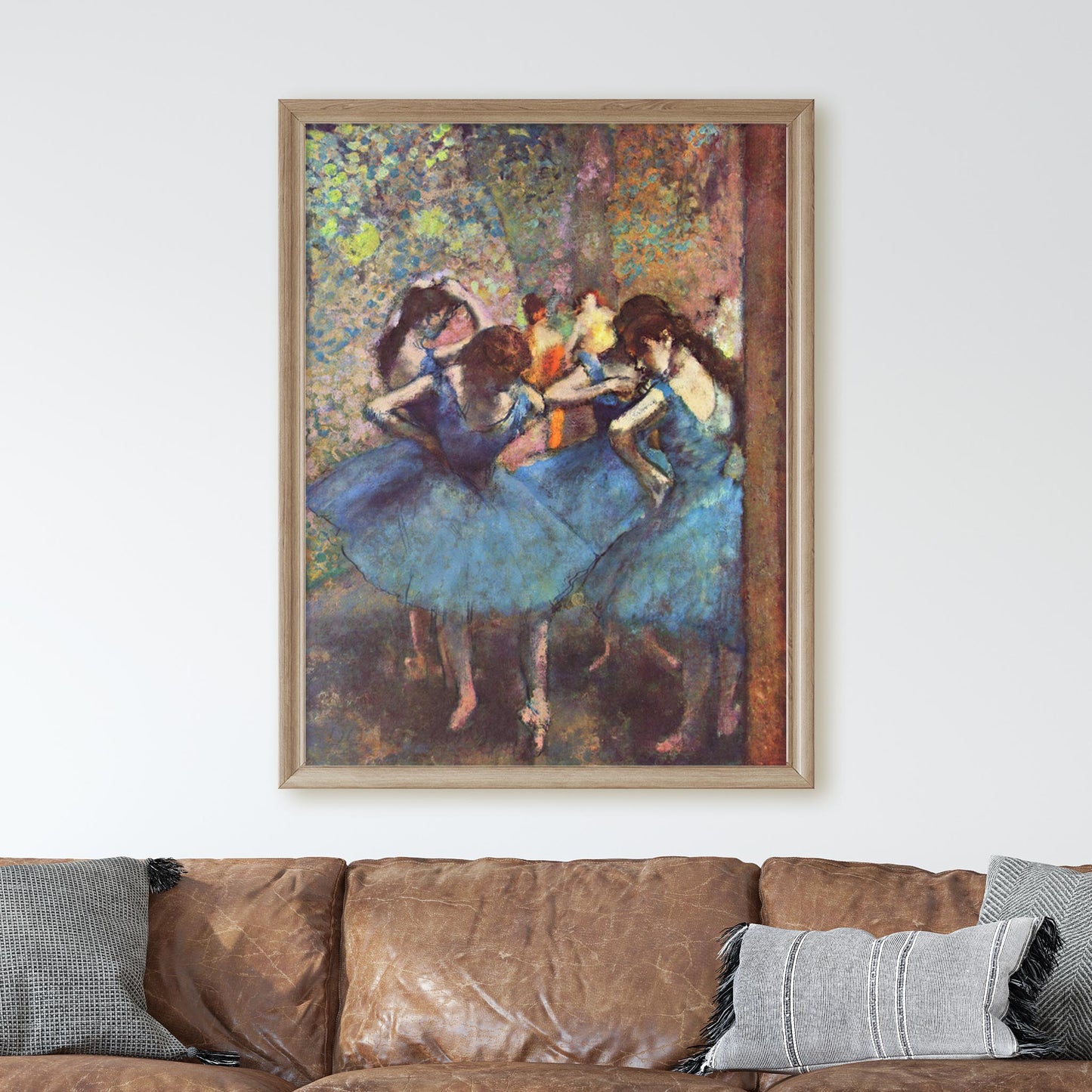 Dancers In Blue 1895 by Edgar Degas