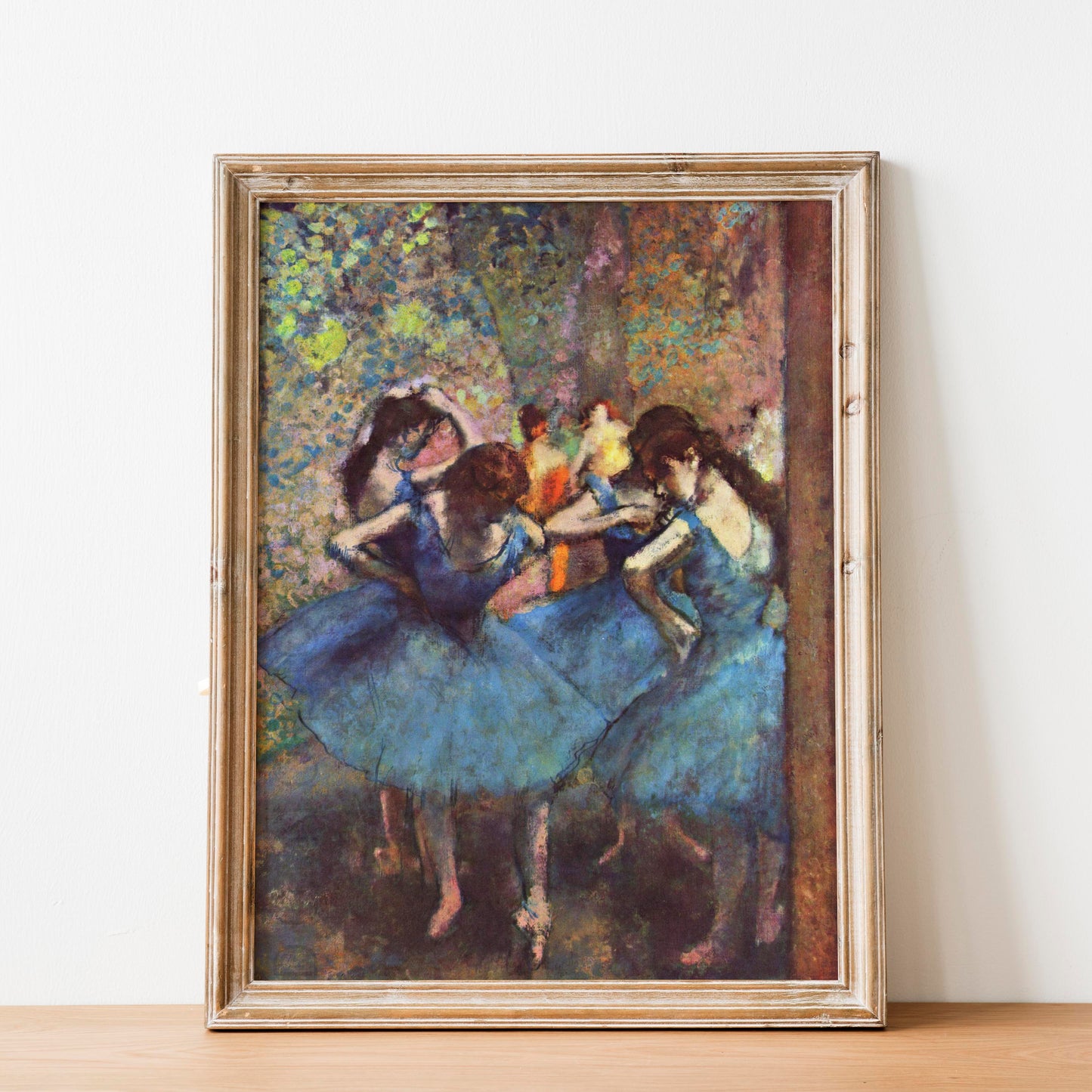 Dancers In Blue 1895 by Edgar Degas
