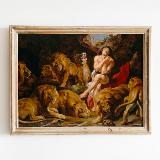 Daniel in the Lions' Den (1615) by Peter Paul Rubens