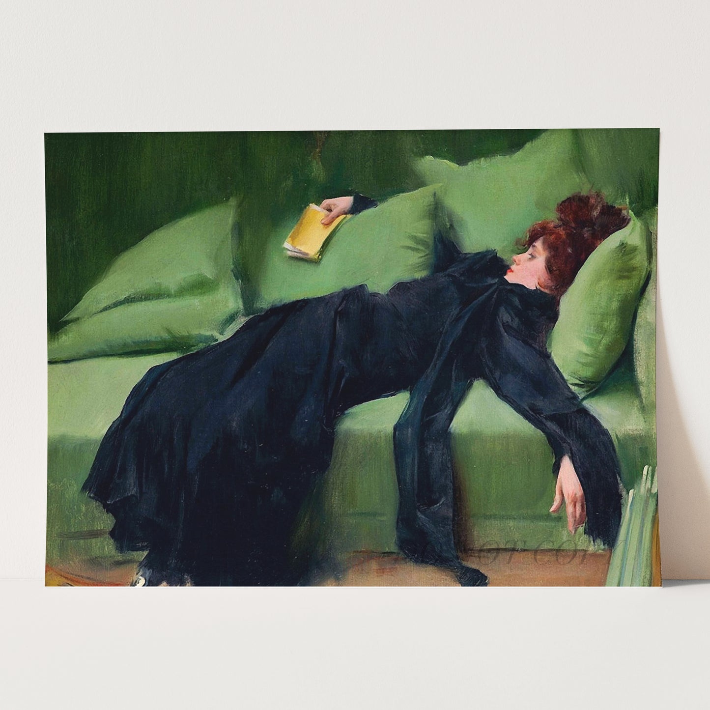 Decadent Young Woman. After the Dance (1899) by Ramon Casas