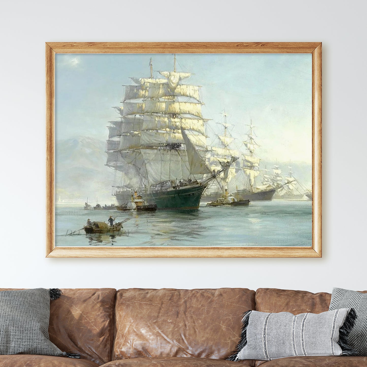 Departure at Dawn (1920) by Montague Dawson