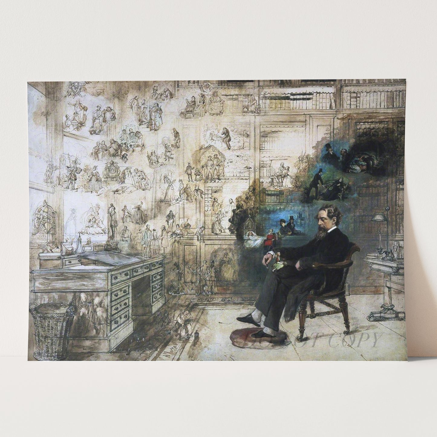 Dickens's Dream (1875) by Robert William Buss