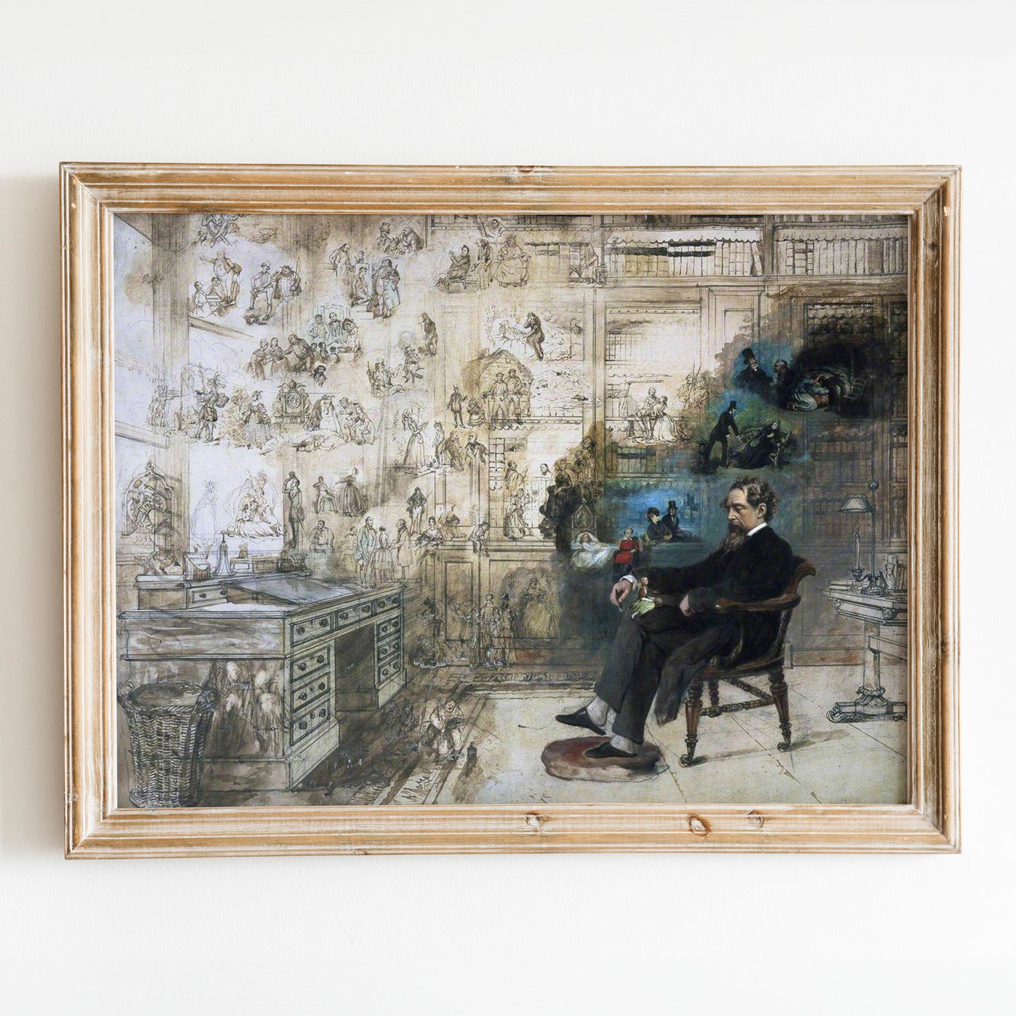 Dickens's Dream (1875) by Robert William Buss
