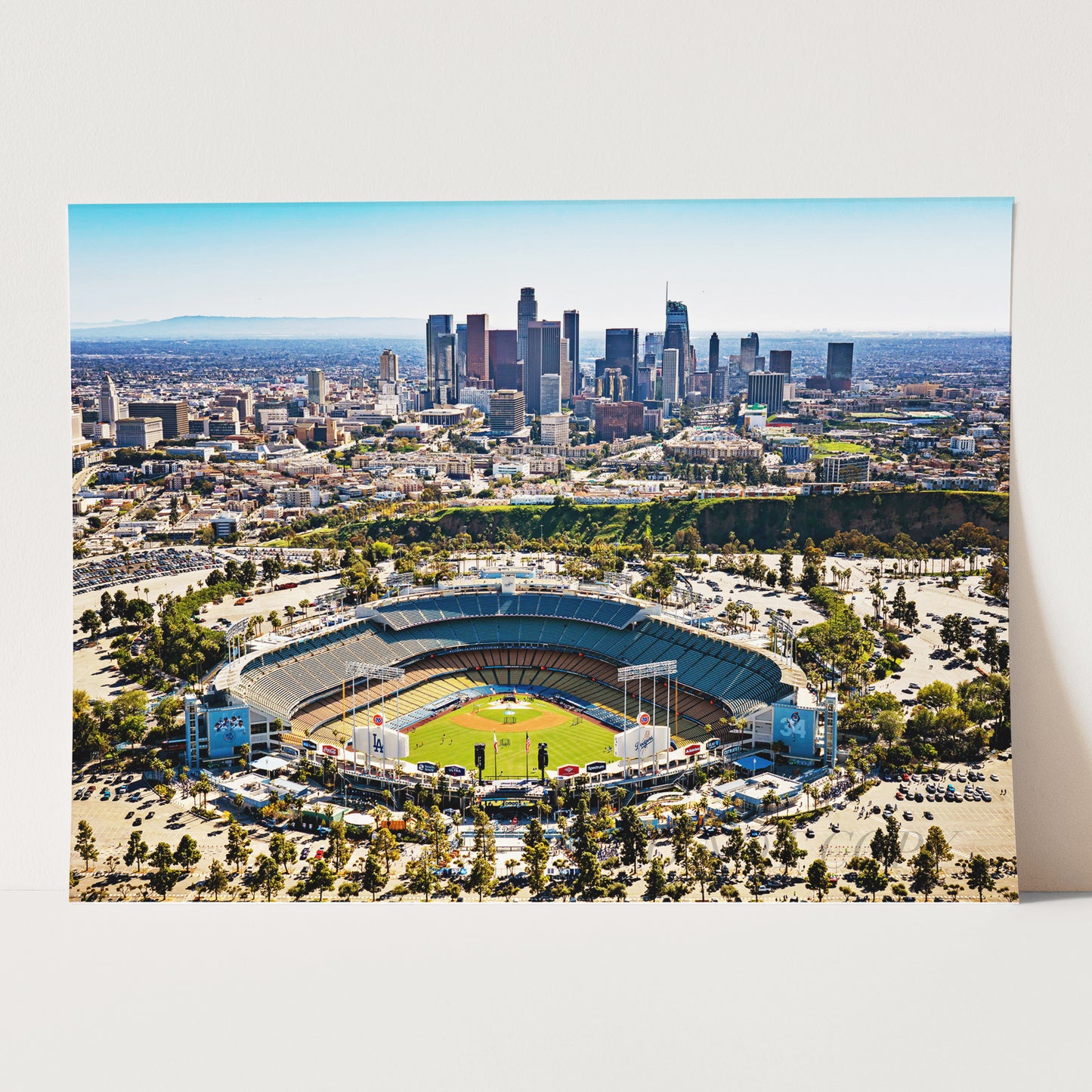 Dodgers Stadium & Los Angeles Downtown