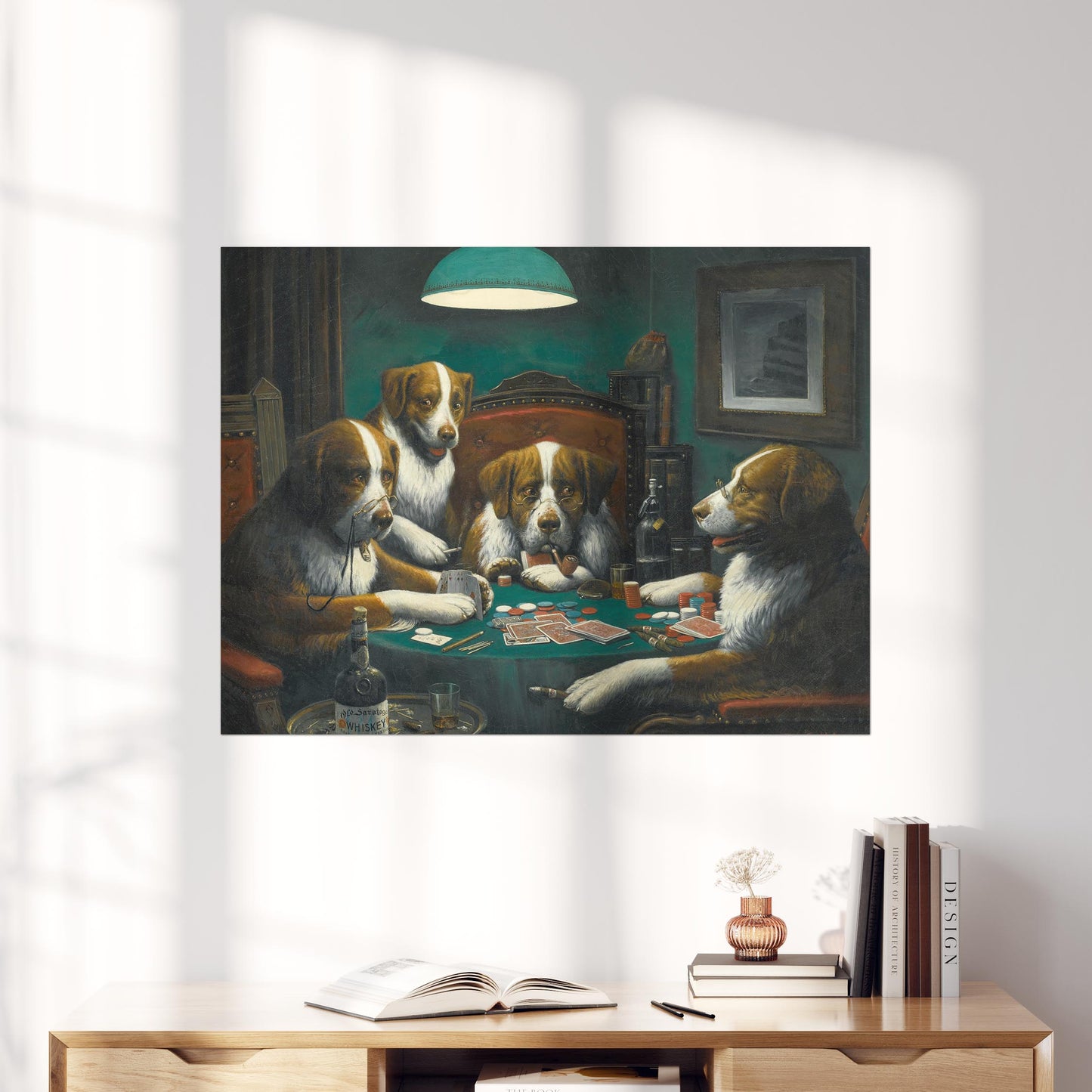 Dogs Playing Poker