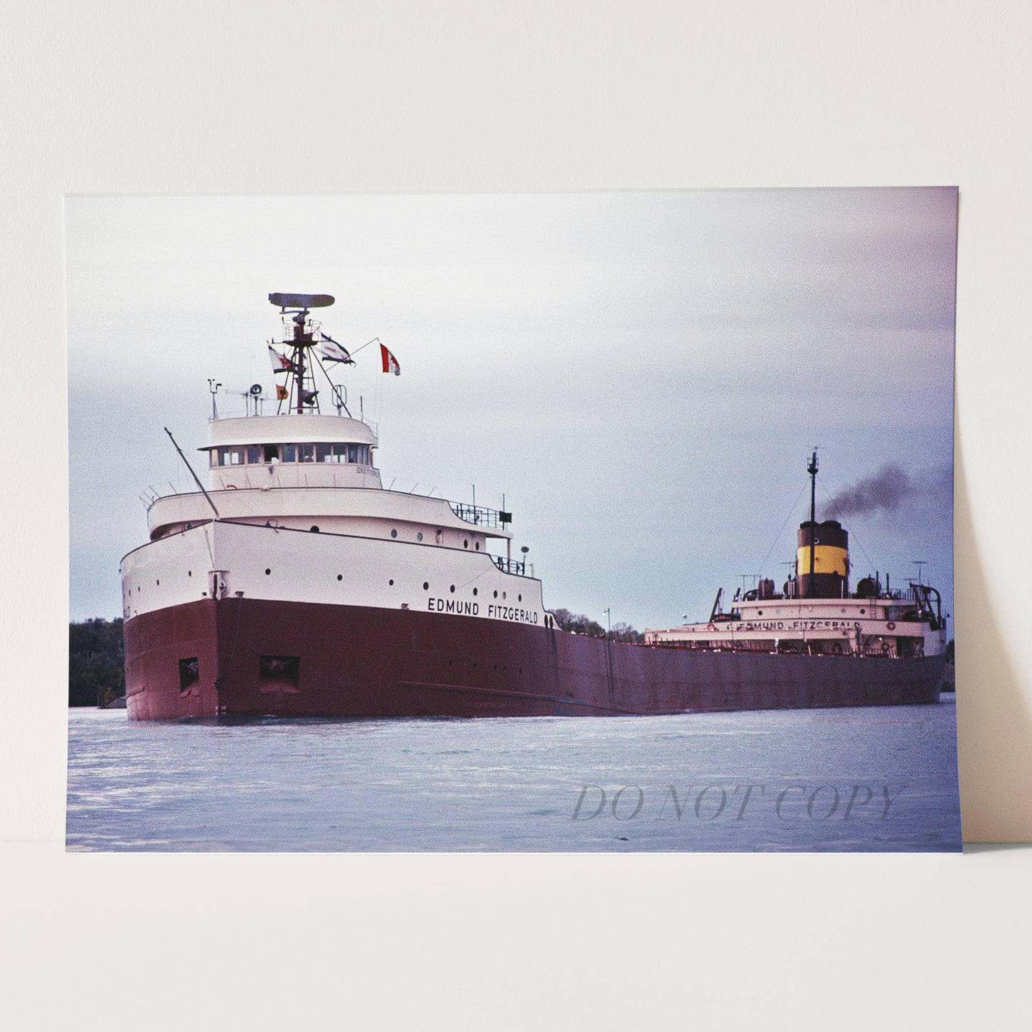 Edmund Fitzgerald SS Great Lakes Freighter Ship