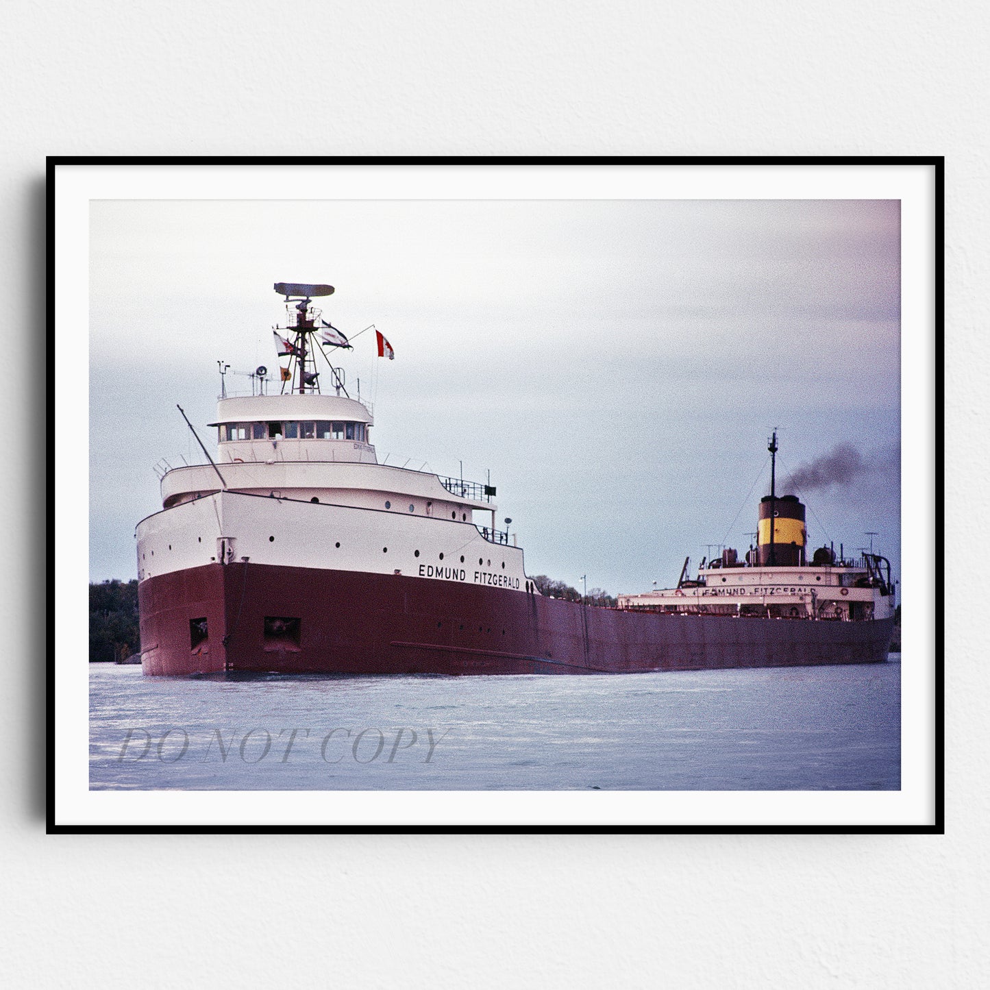 Edmund Fitzgerald SS Great Lakes Freighter Ship