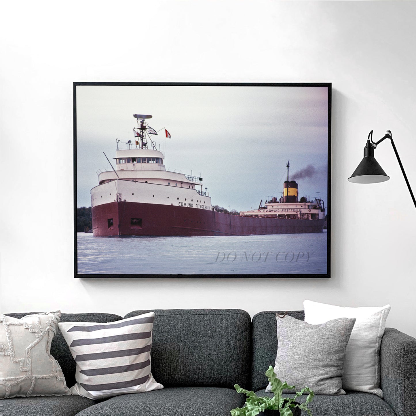 Edmund Fitzgerald SS Great Lakes Freighter Ship