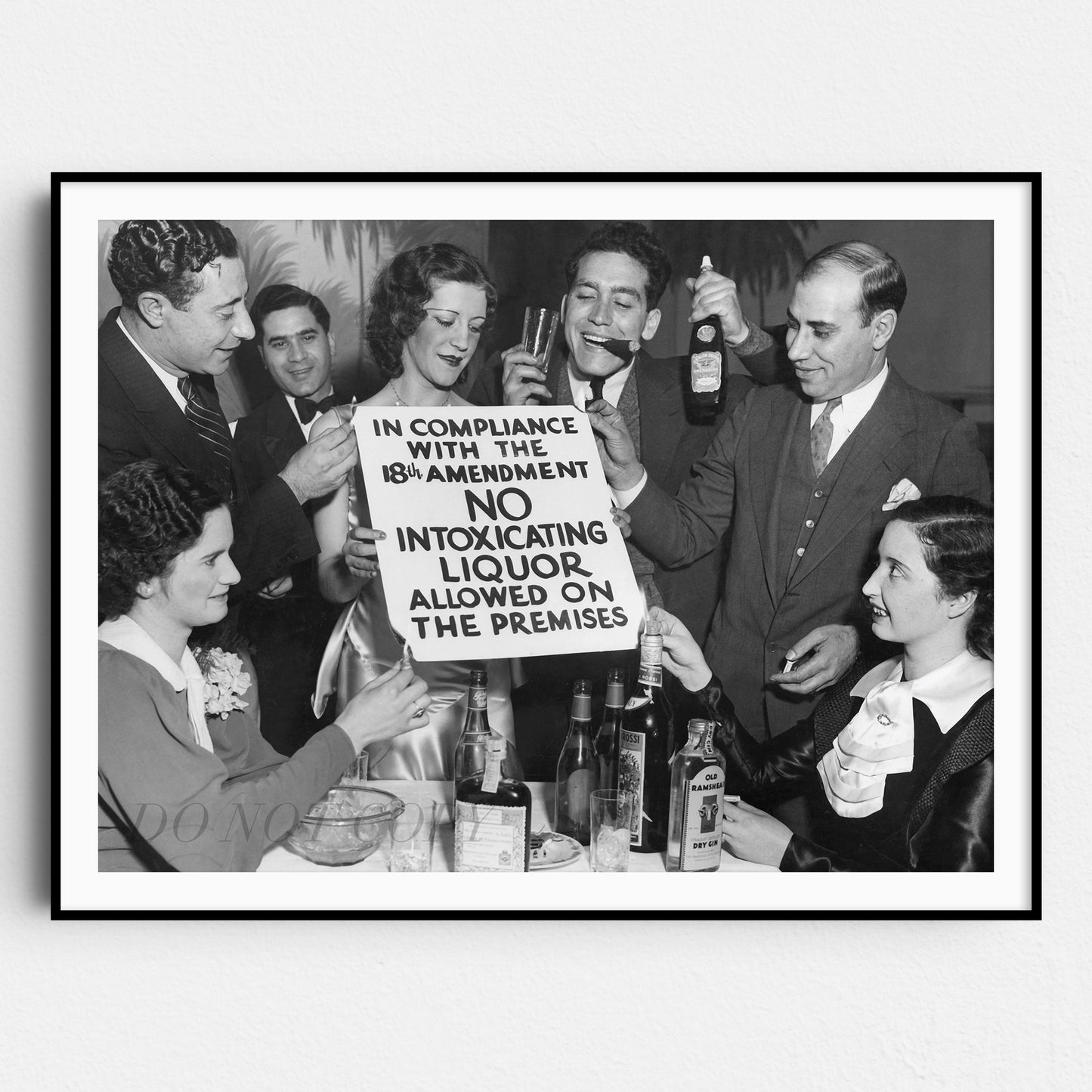 End of Prohibition - No Liquor on Premises