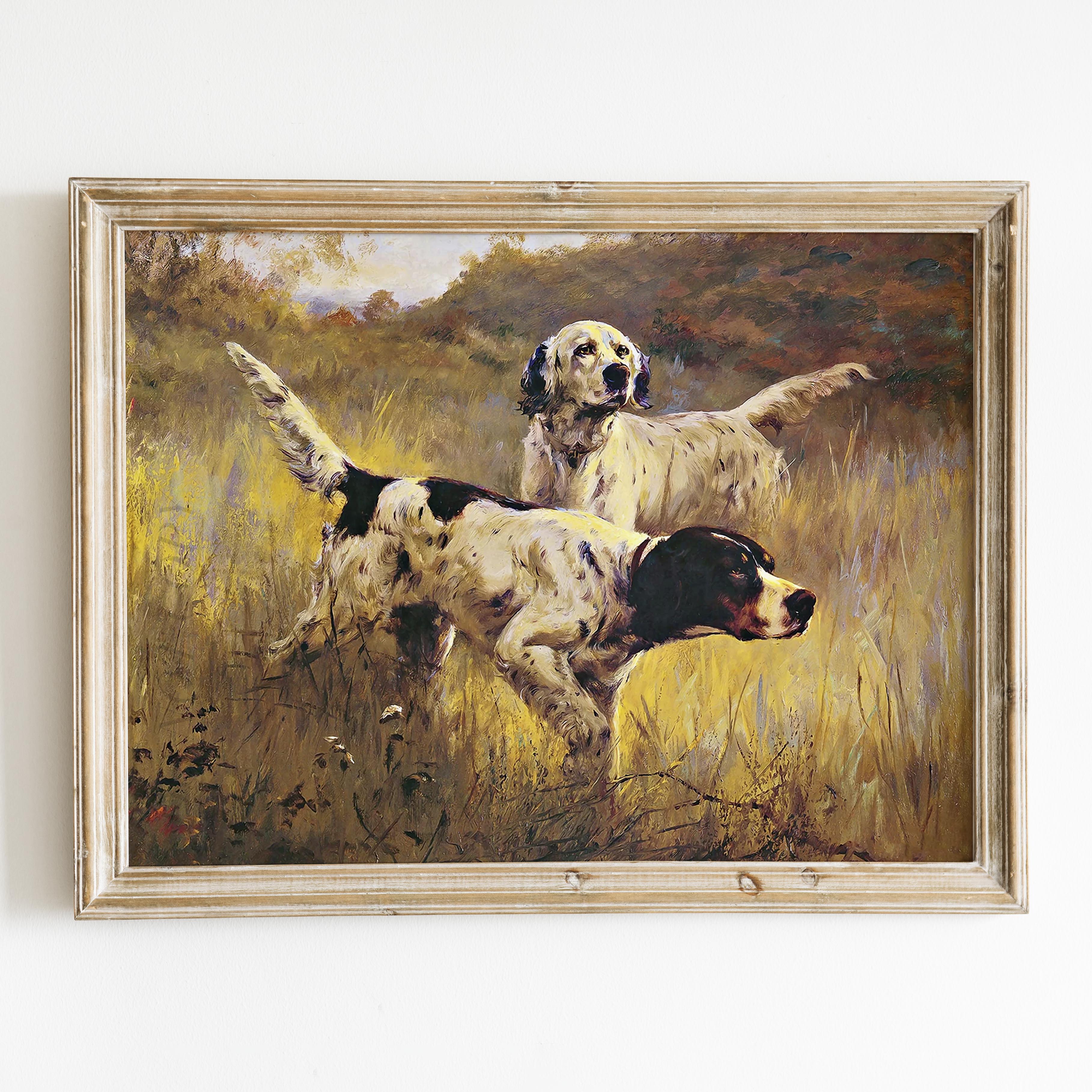 Art mural portrait de chien vintage du XIXe siècle Art mural portrait de chien vintage du XIXe siècle