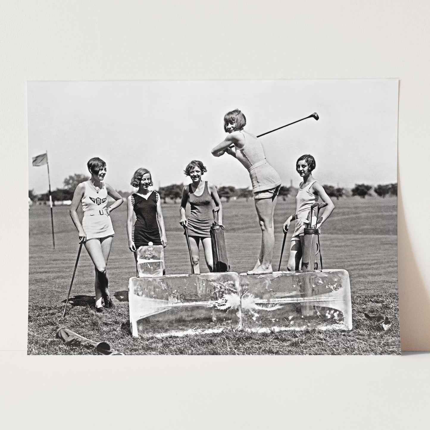 Flapper Girls Playing Golf