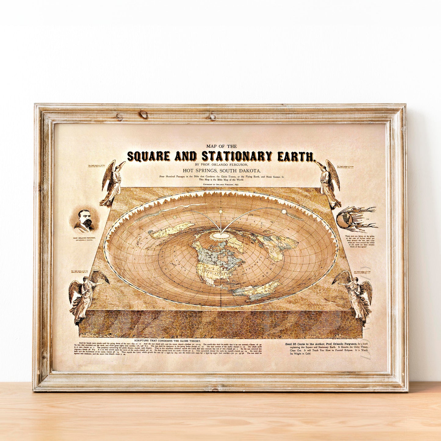 Flat Earth Map