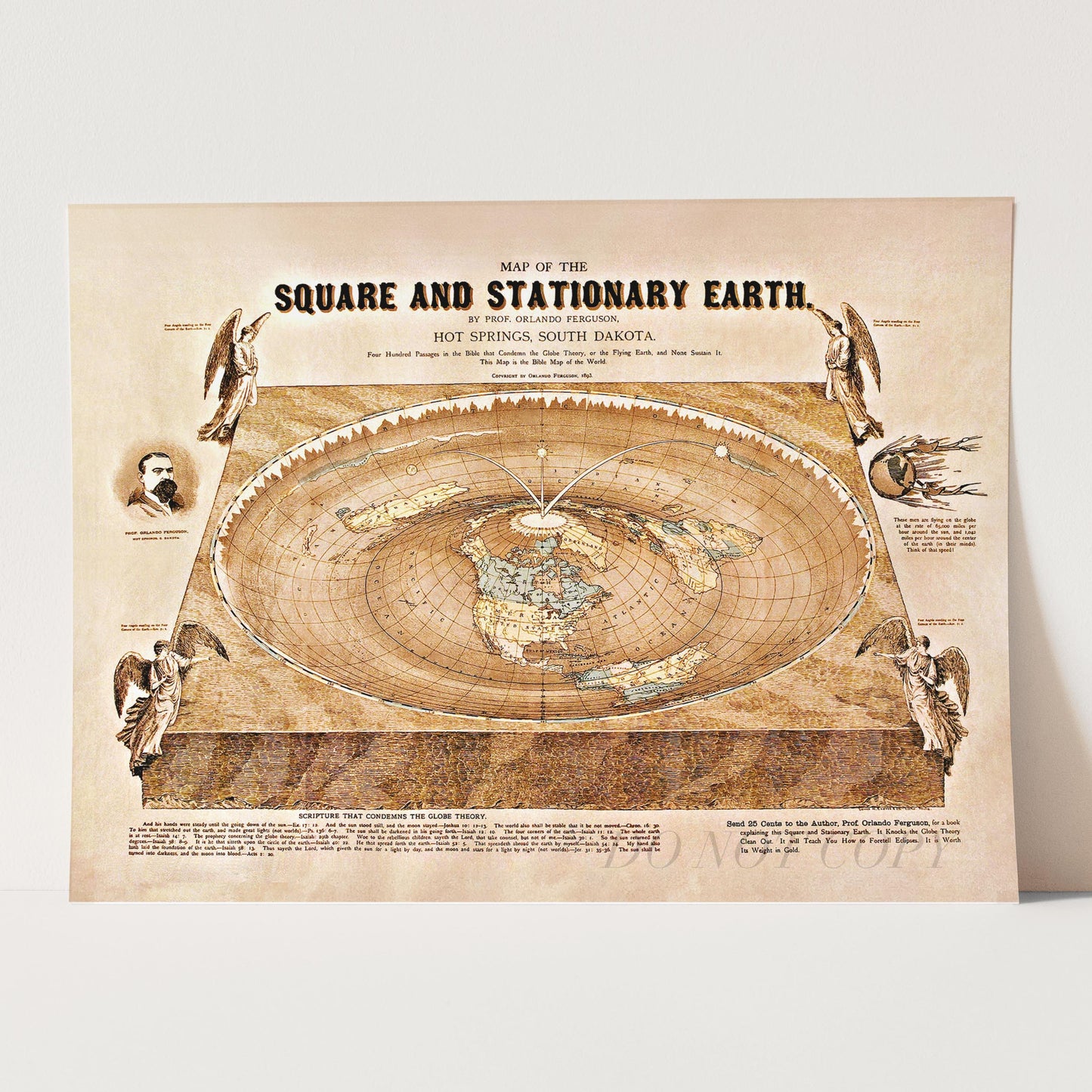 Flat Earth Map