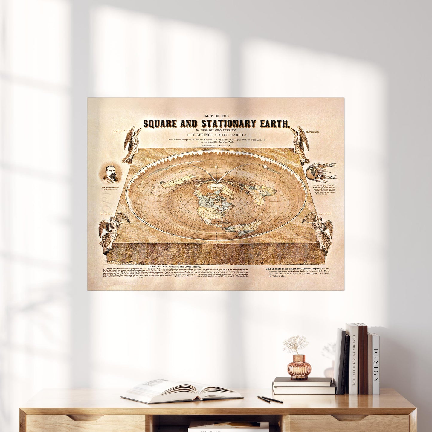 Flat Earth Map