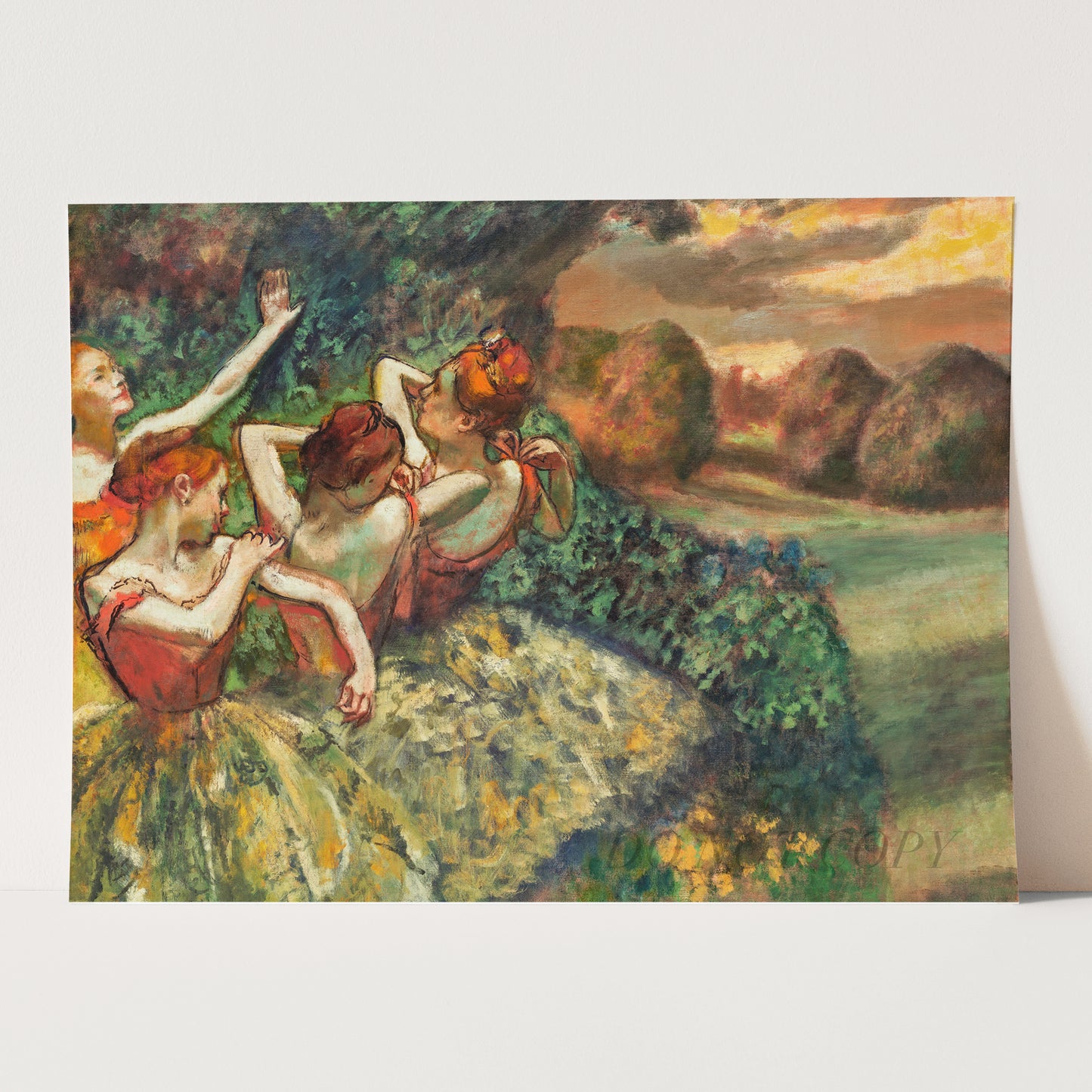 Four Dancers (1899) by Edgar Degas