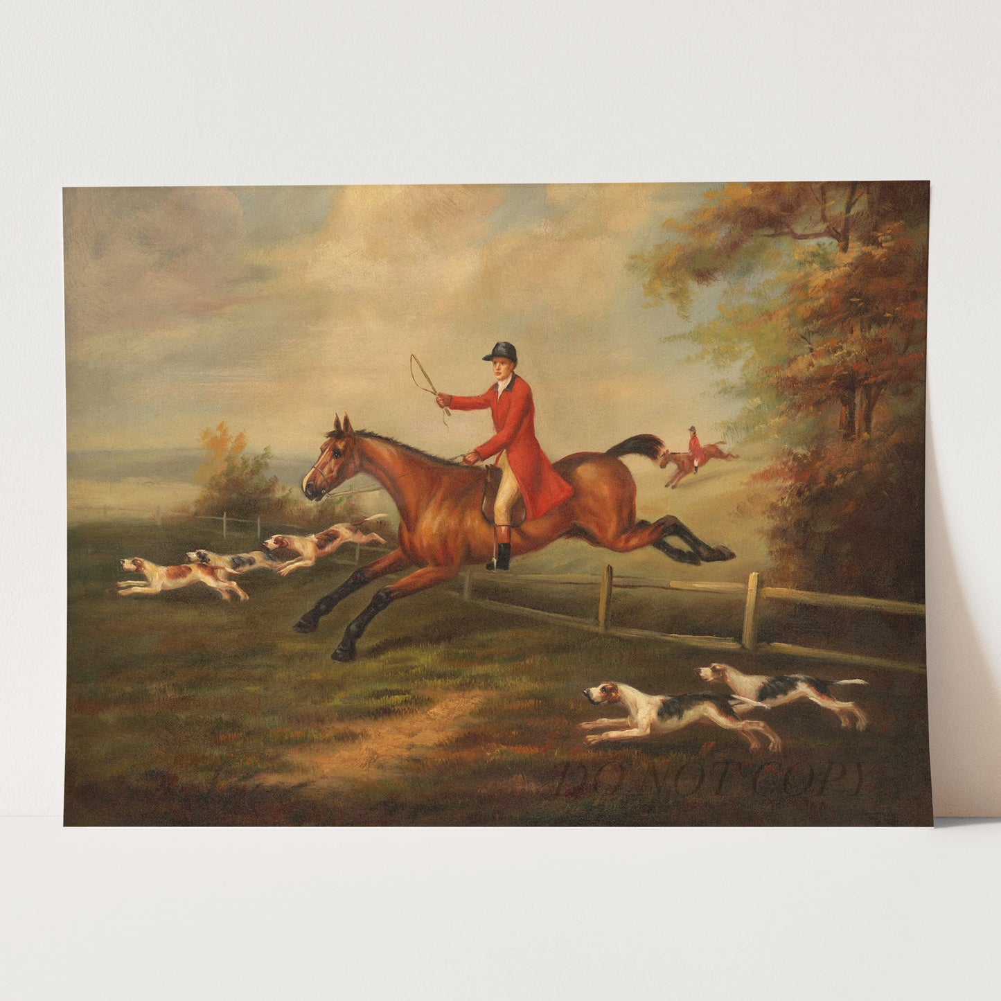 Fox Hunting Scene by J.N. Sartorius