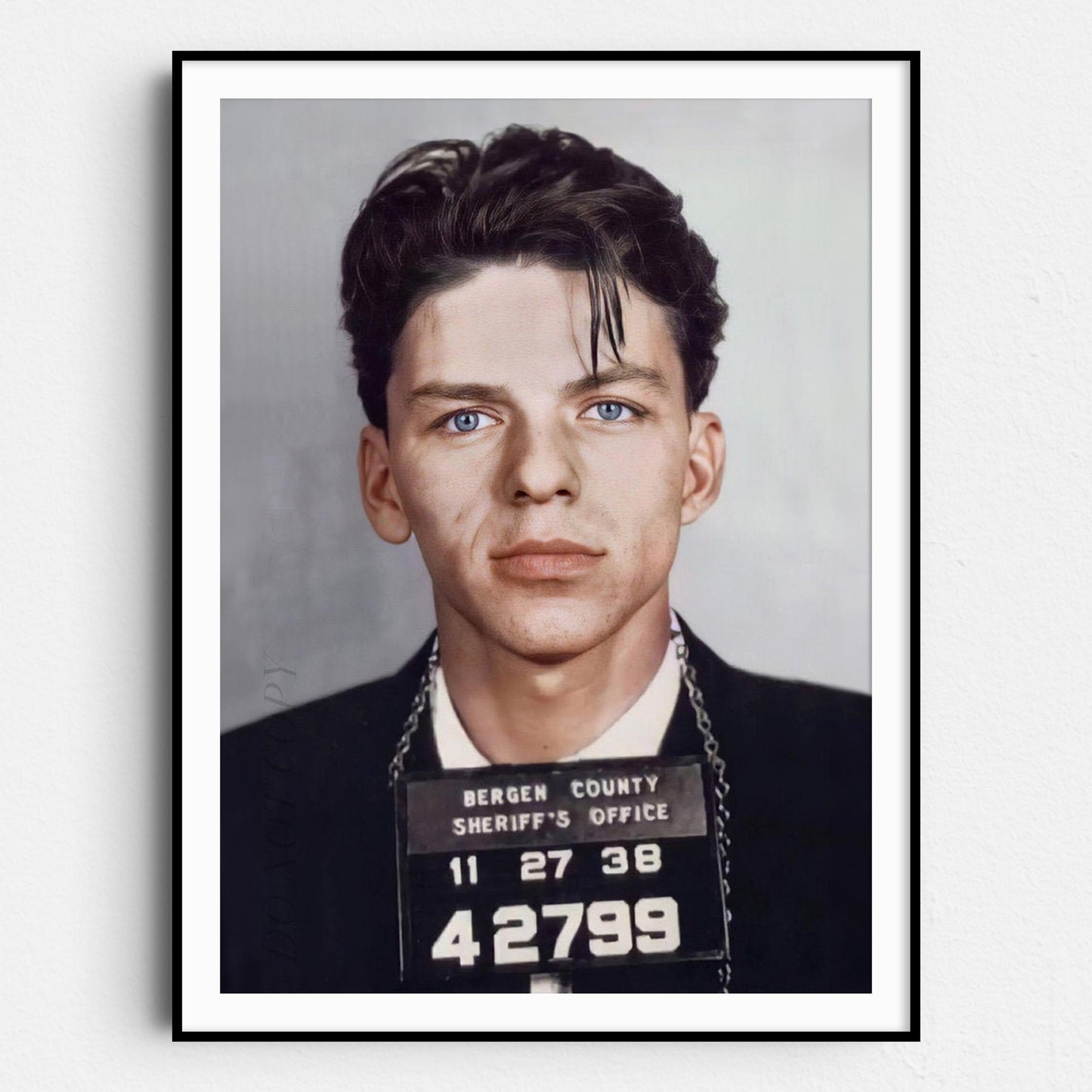 Frank Sinatra Mug Shot