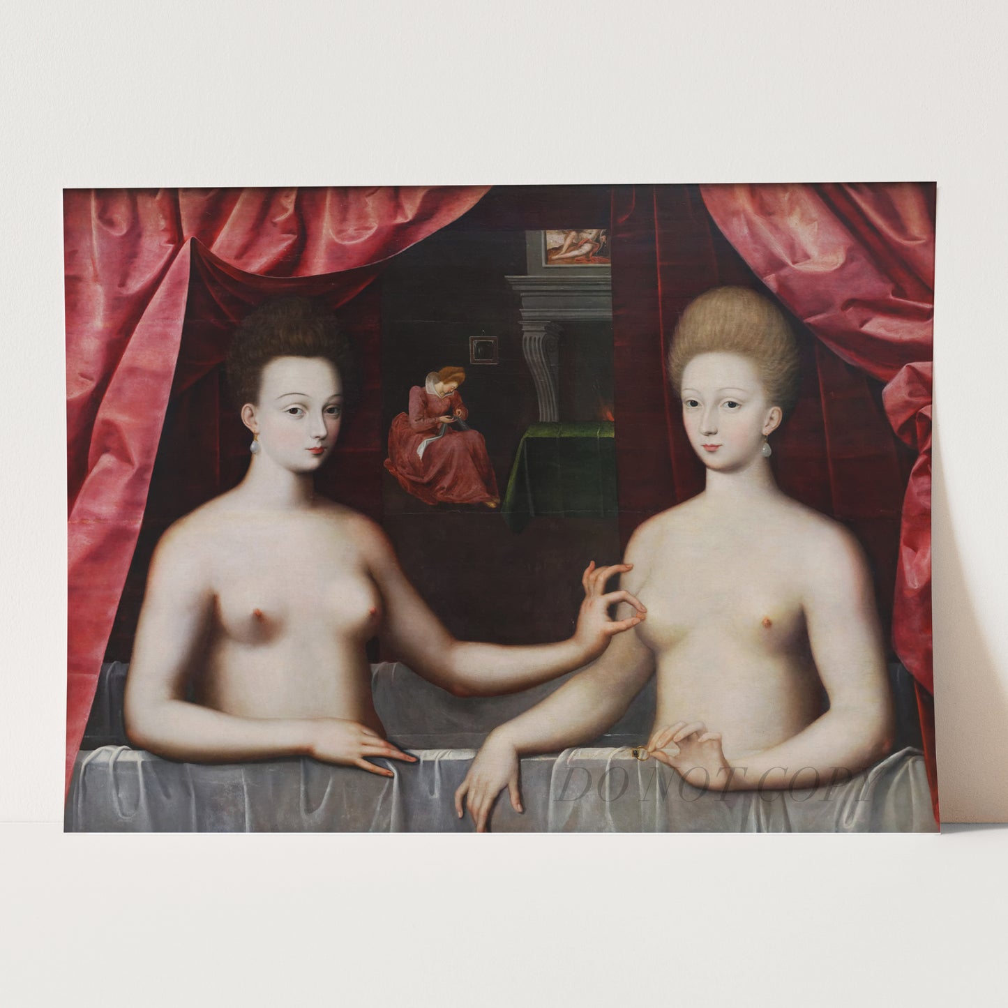 Gabrielle d'Estrées Et Une De Ses Sœurs (1594) by Unknown
